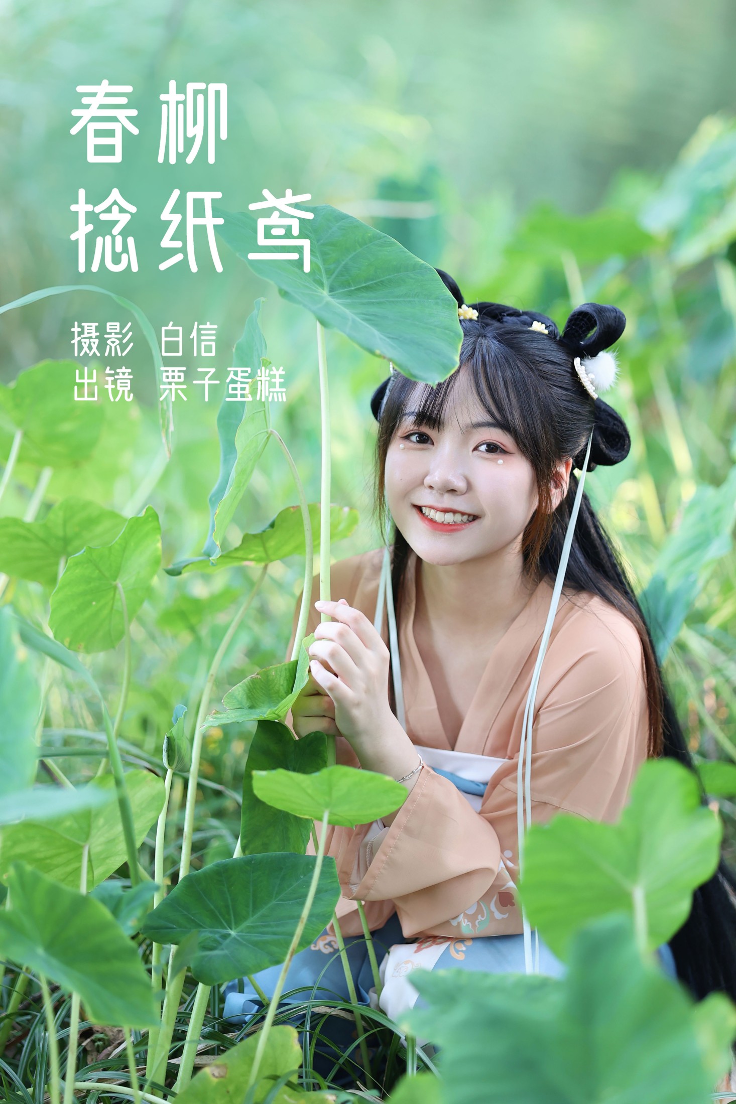 春柳捻纸鸢