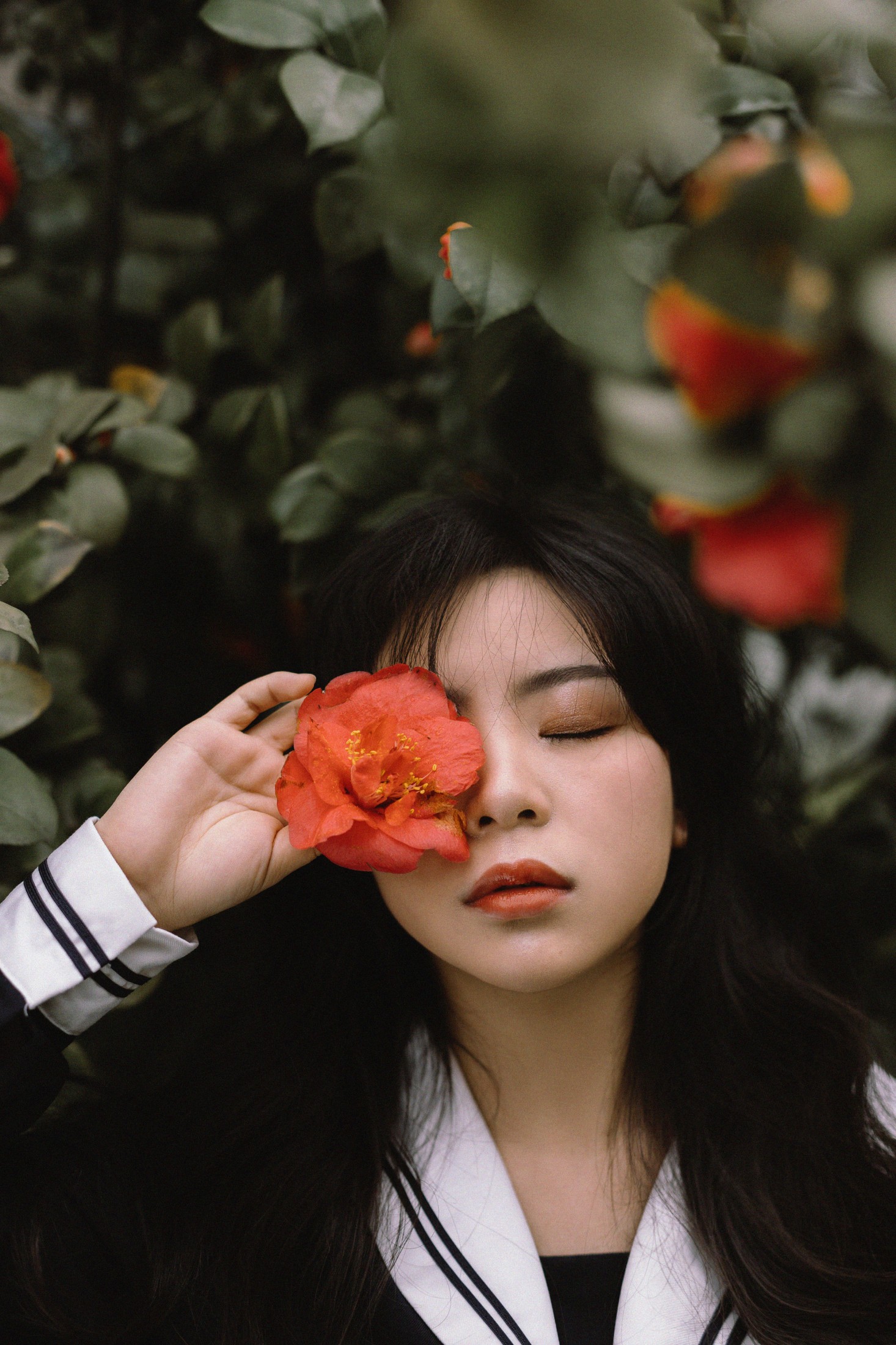 是小白噢 – 《茶花树下的少女》[26P]