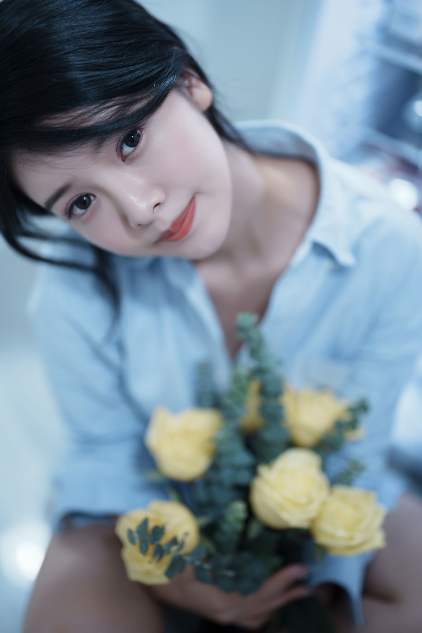 喵喵喵是锦儿呀 – 《夜半偷偷趴冰箱，一点点微光摄影》[28P]