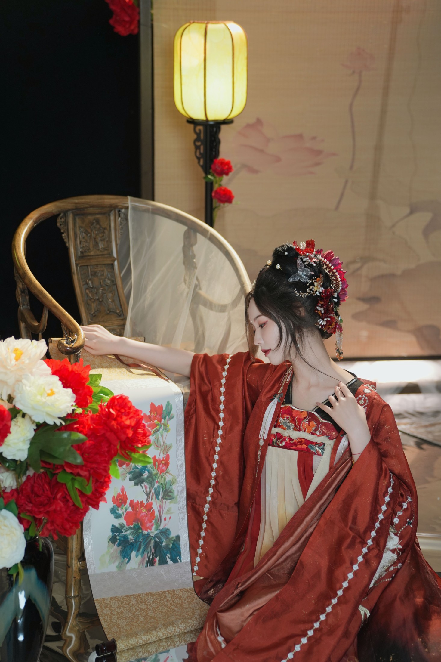 Vi鸽_Vivian – 《十二花神之牡丹花神》[52P]