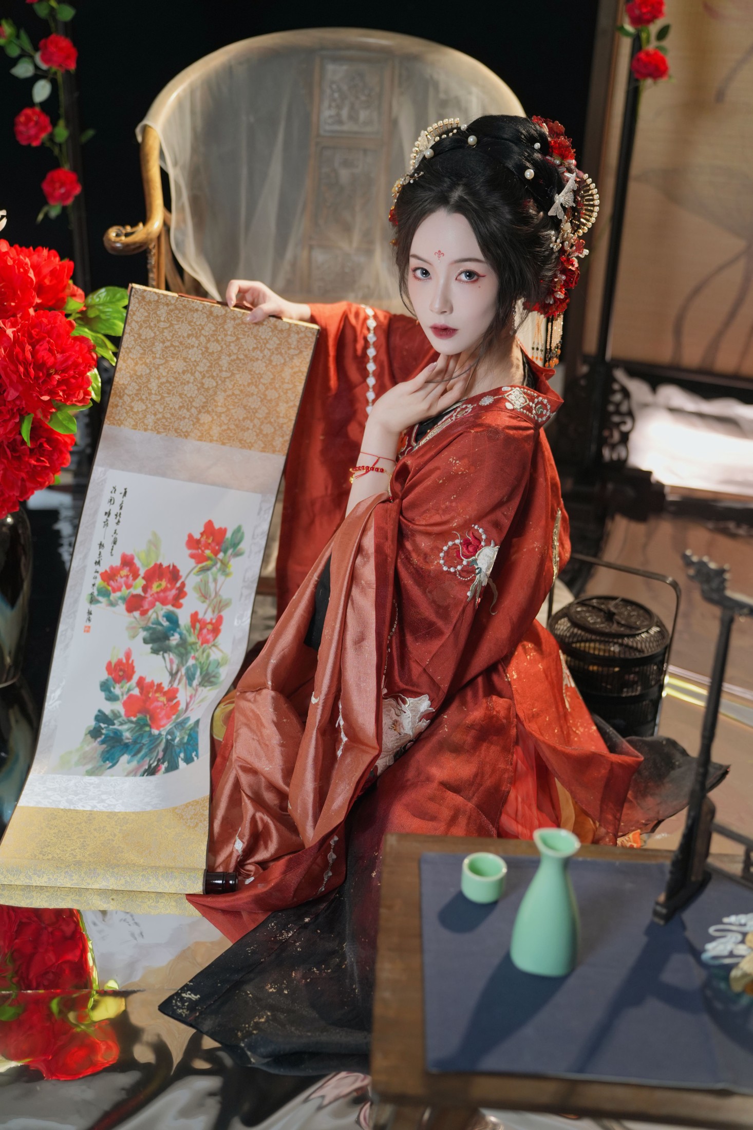 Vi鸽_Vivian – 《十二花神之牡丹花神》[52P]