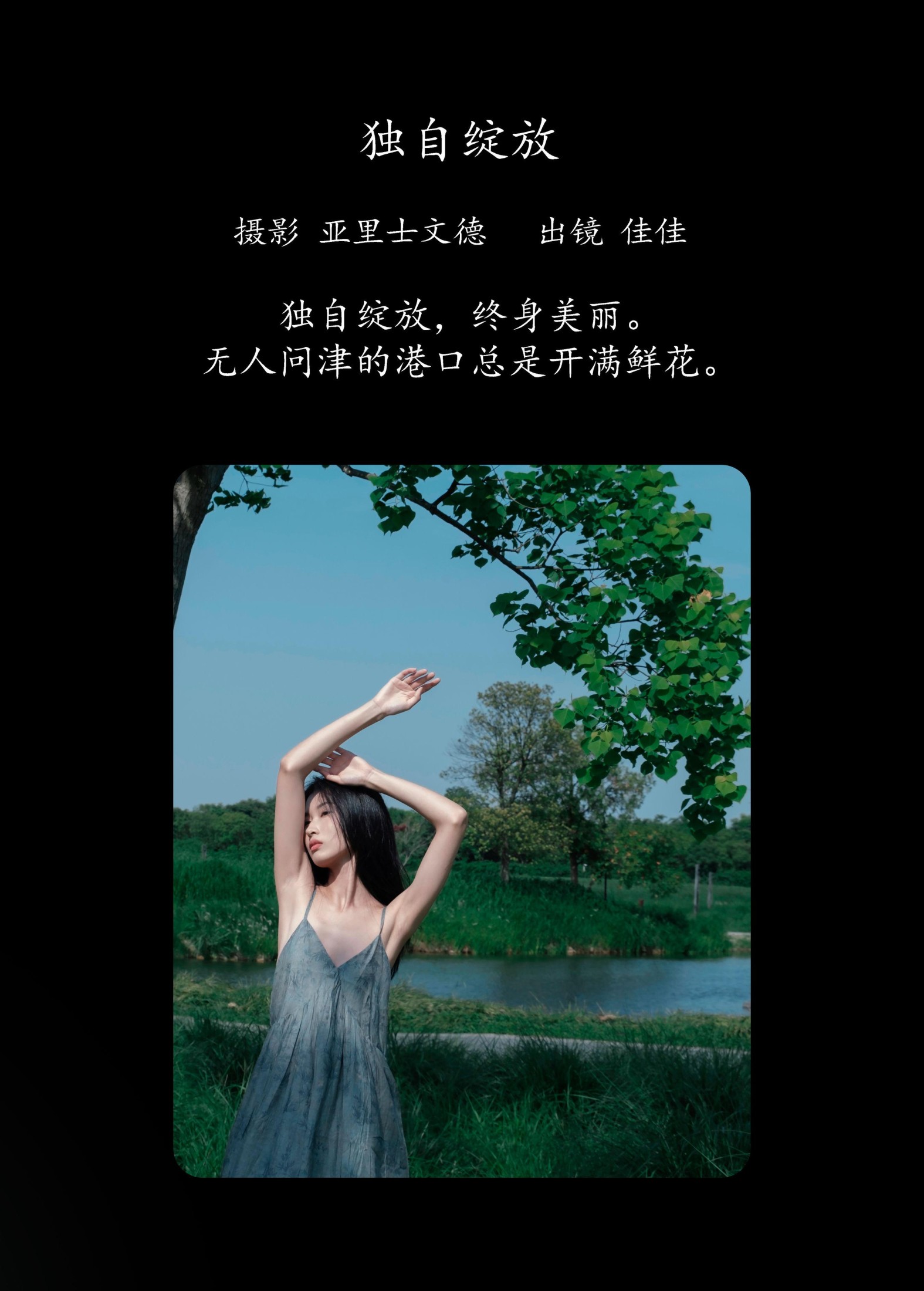 佳佳 – 《独自绽放》[25P]