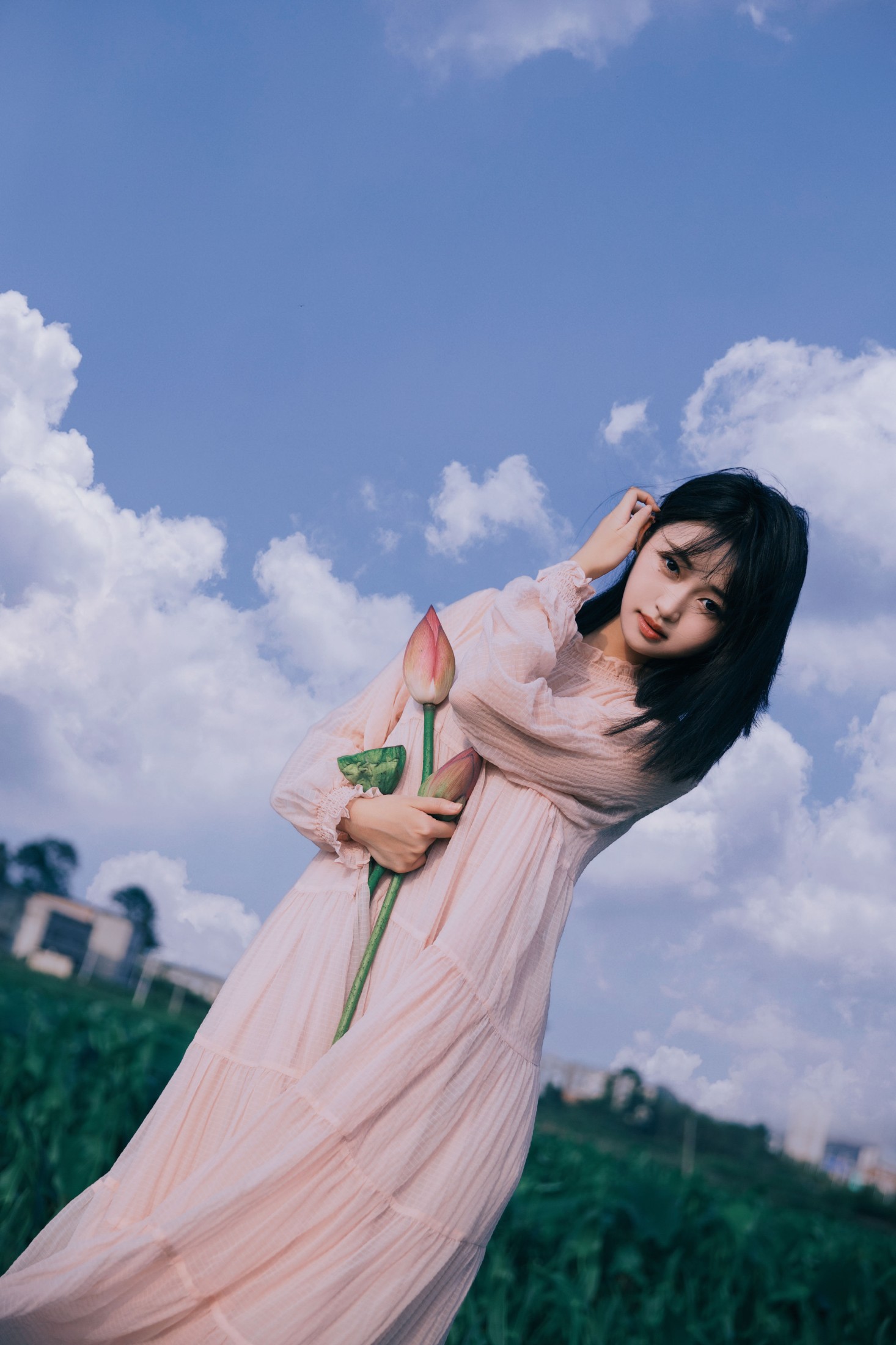 悲伤小河马 – 《夏日荷花》[31P]