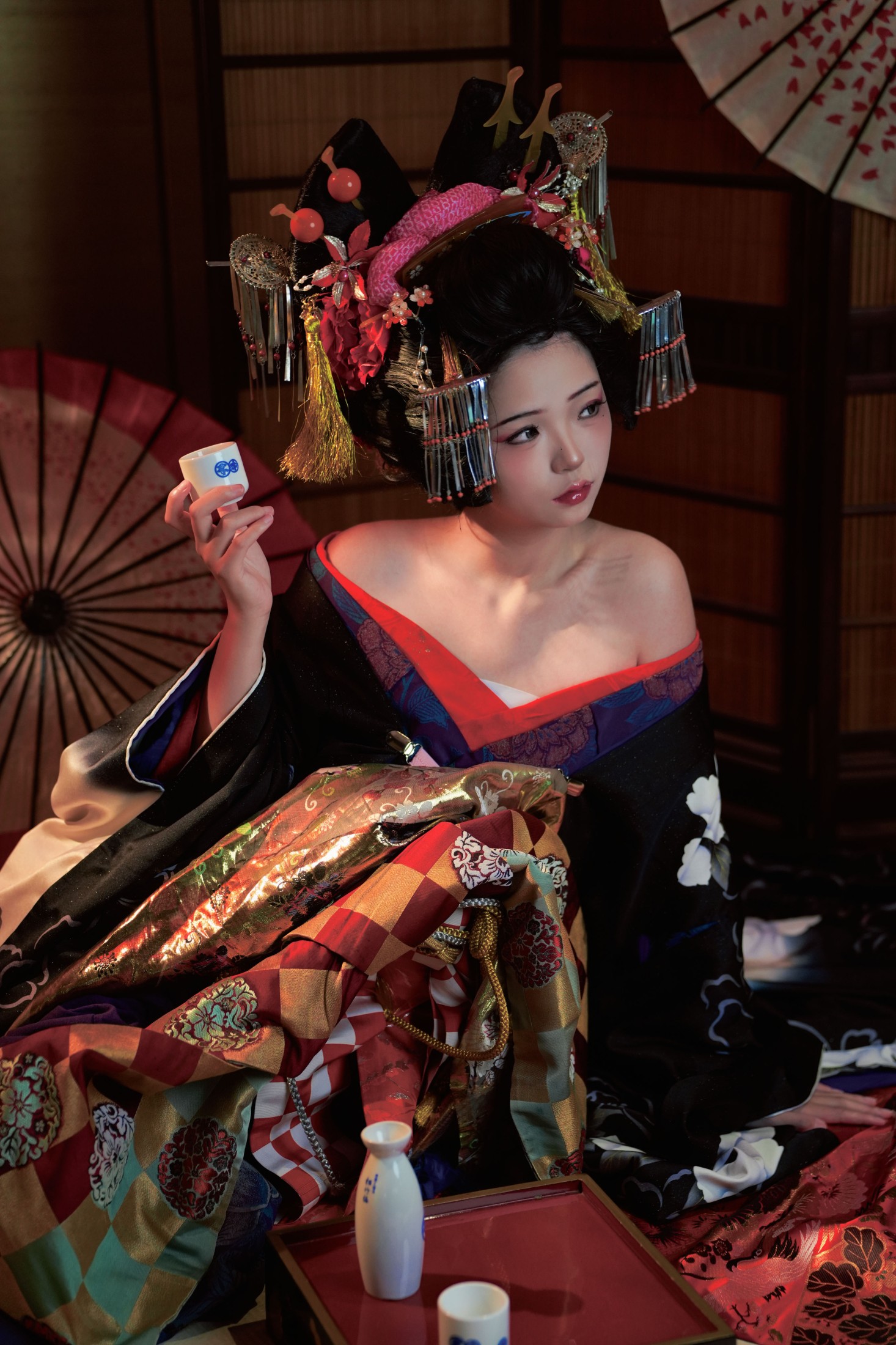 欣宝欣宝天天吃饱 – 《花魁道中》[25P]
