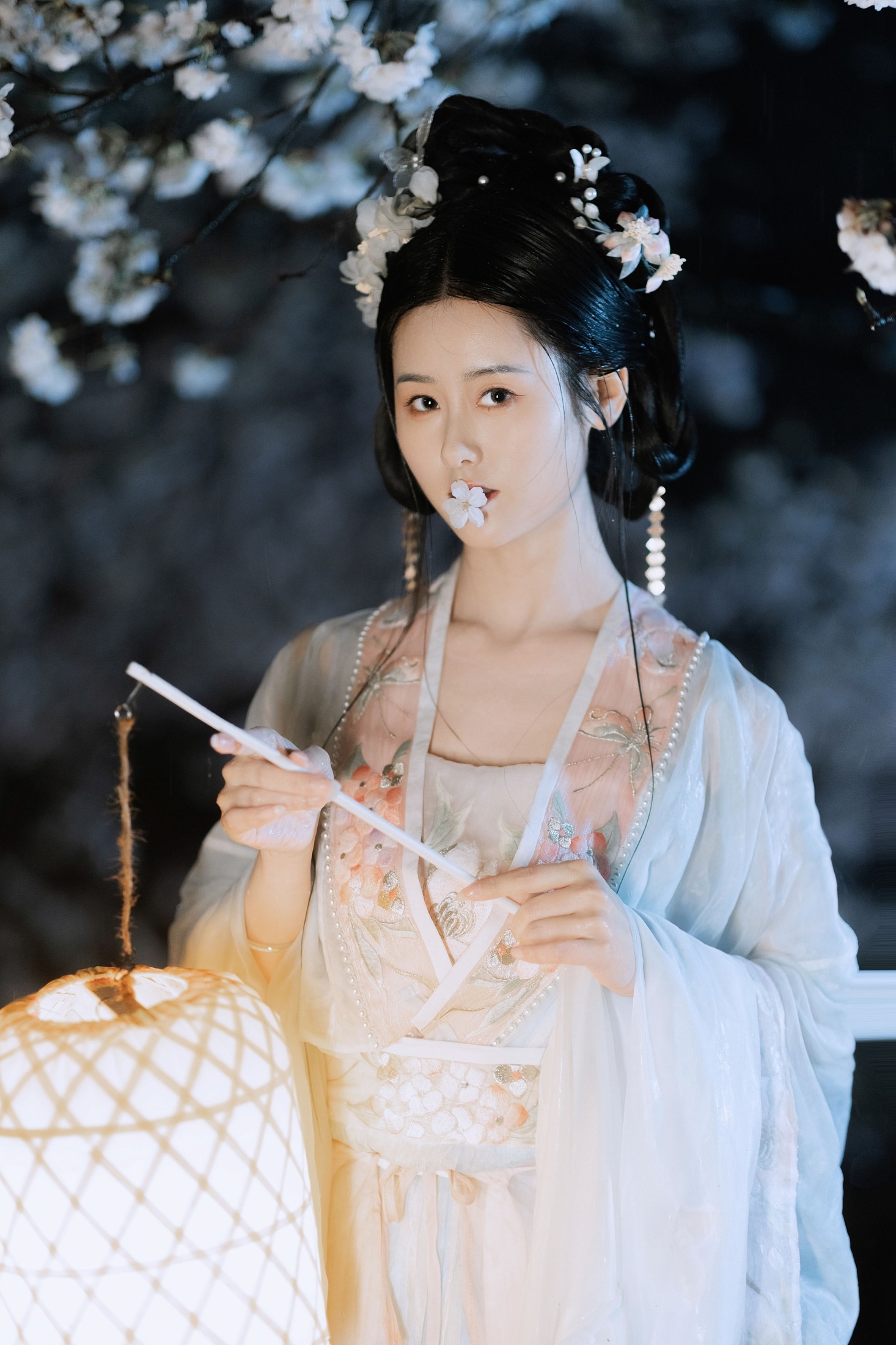 人间月-素尘 – 《夜雨赏樱》[44P]