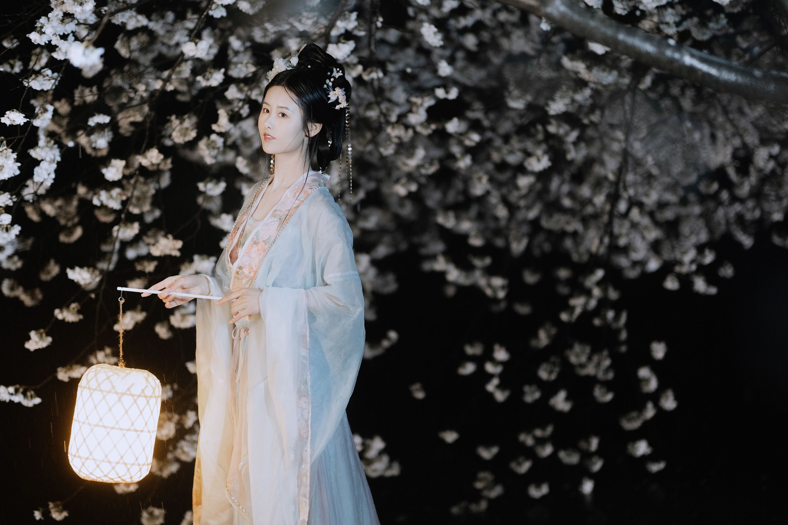 人间月-素尘 – 《夜雨赏樱》[44P]