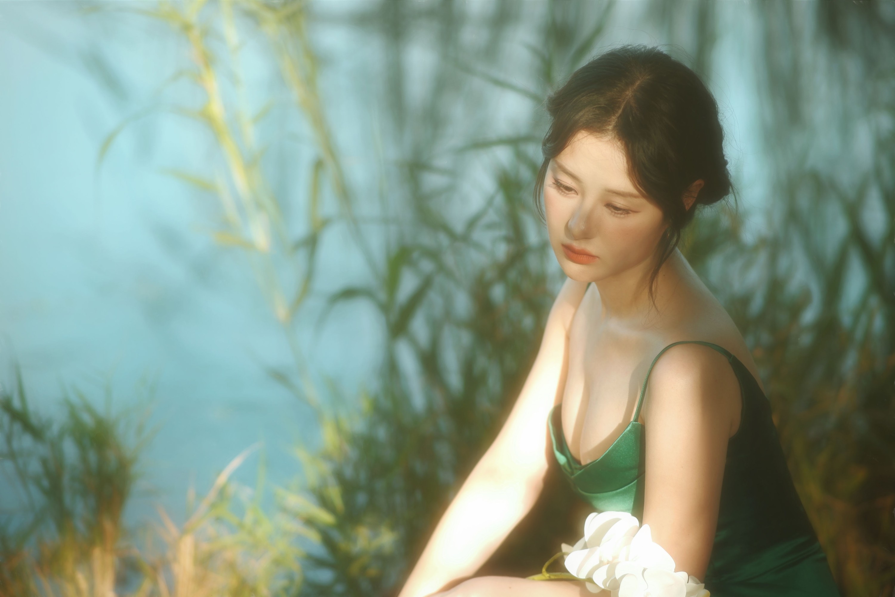 月白星稀 – 《油画少女》[23P]