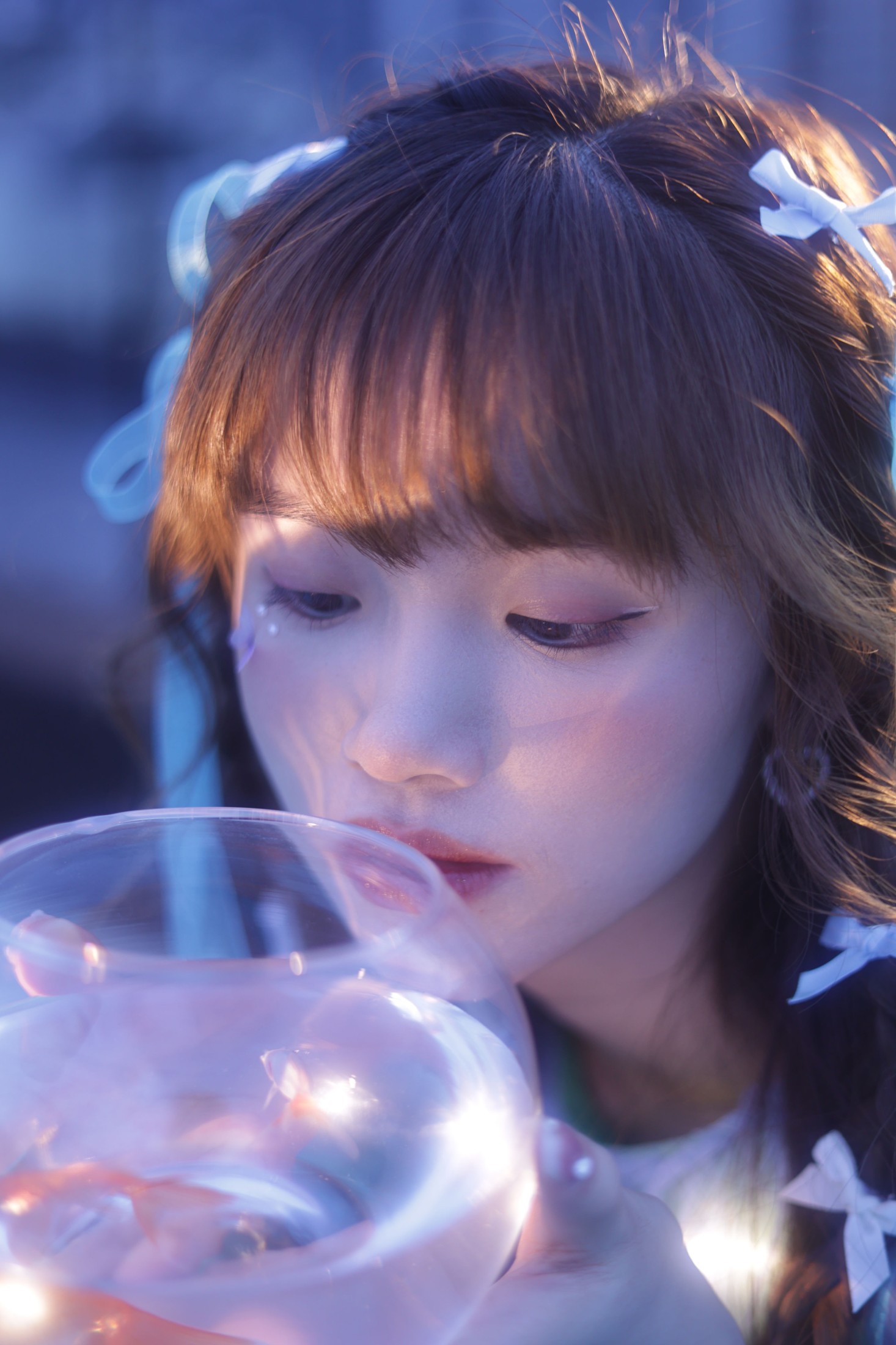 文仔 – 《蓝色的梦》[27P]