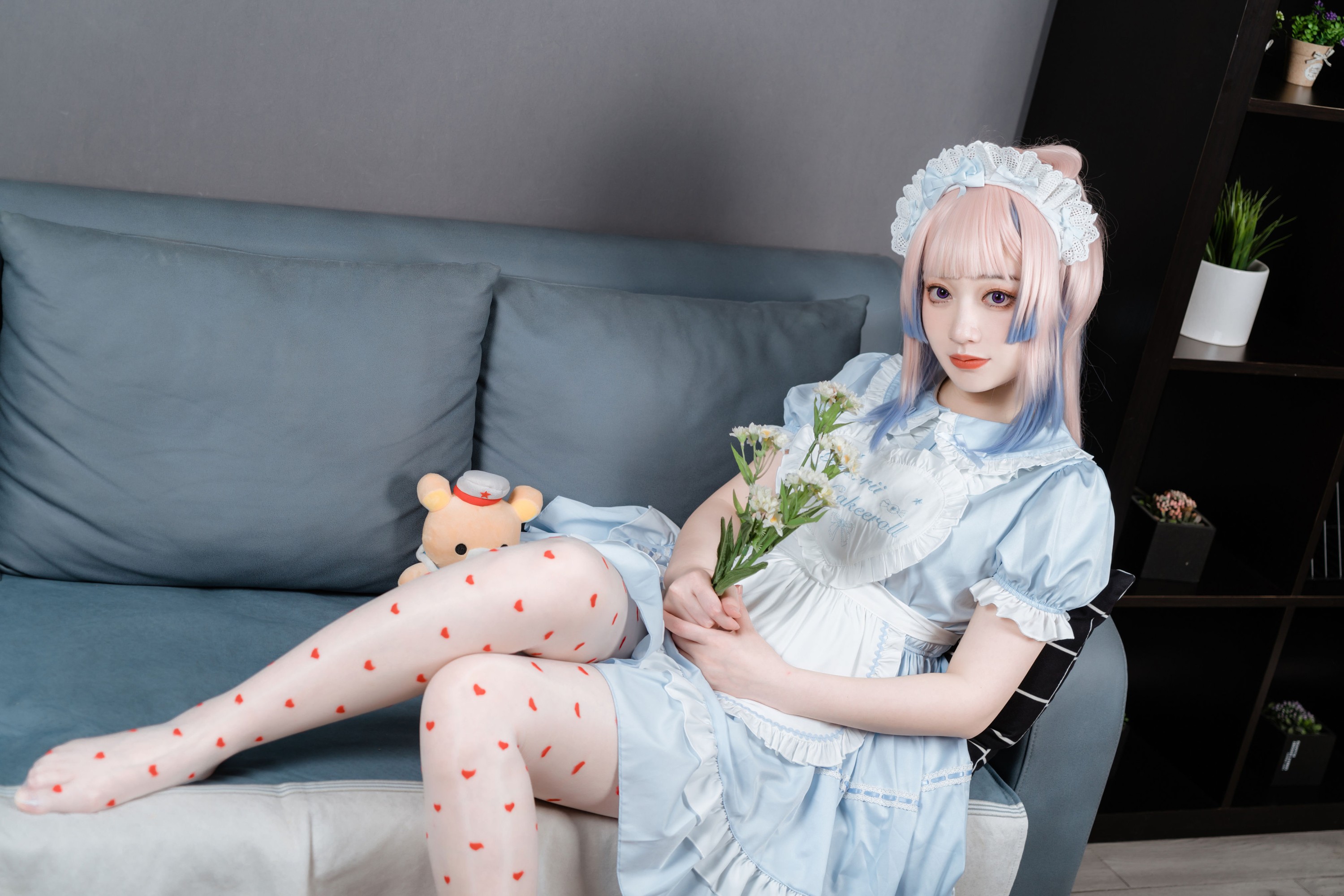 桃墨公子x – 《心海女仆装》[26P]