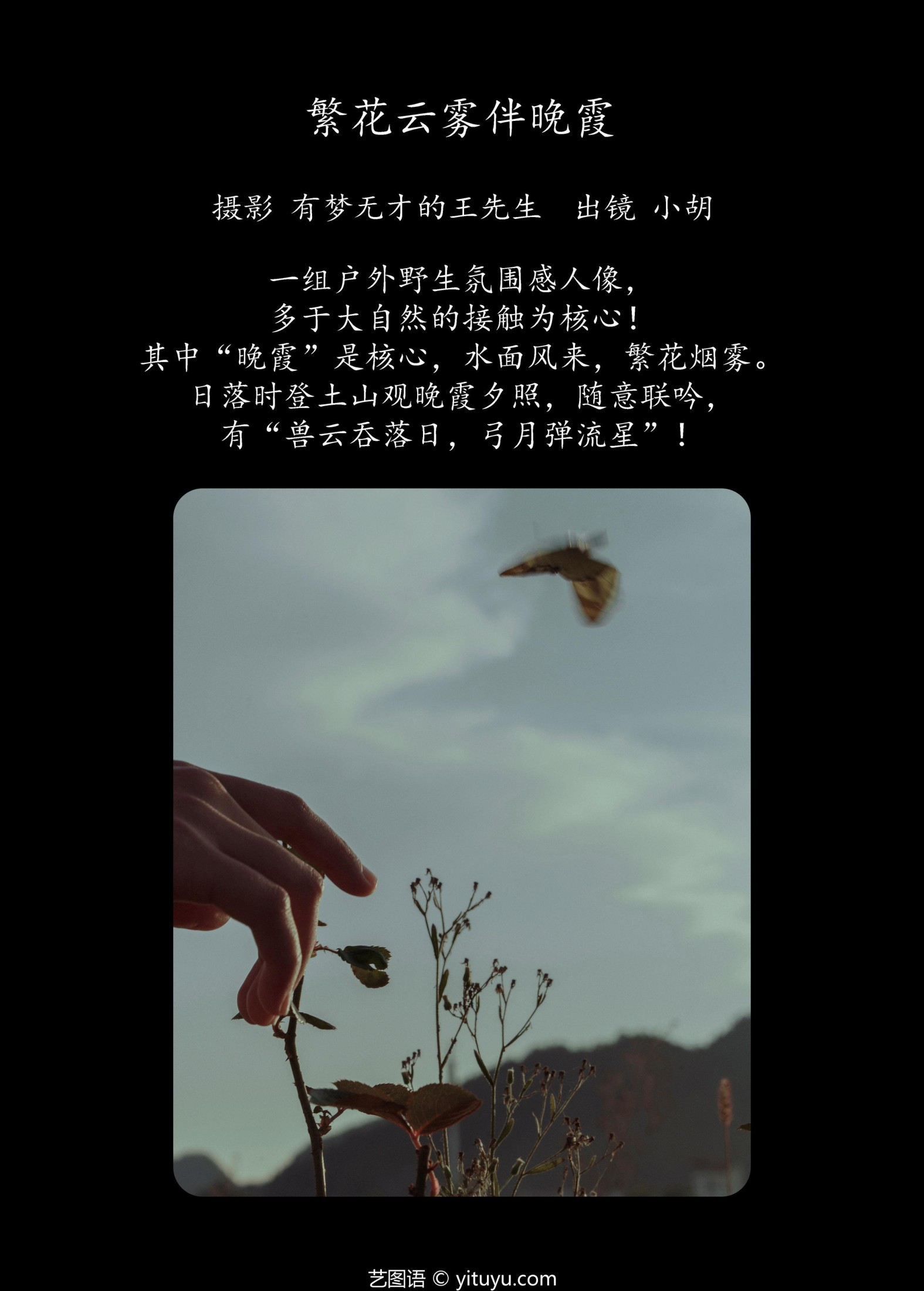 小胡 – 《繁花云雾伴晚霞》[23P]
