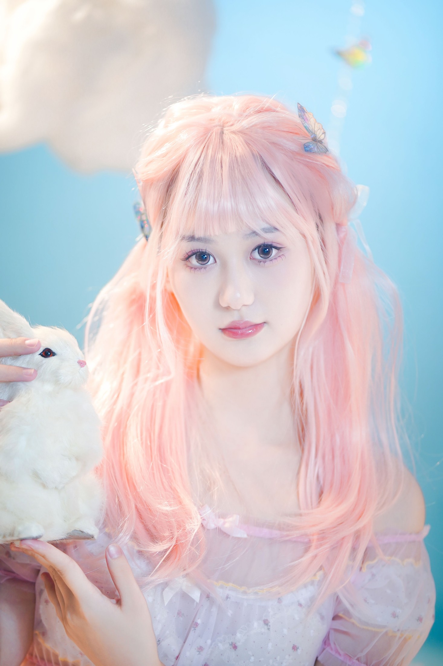 小葵 – 《粉色头发的少女》[22P]