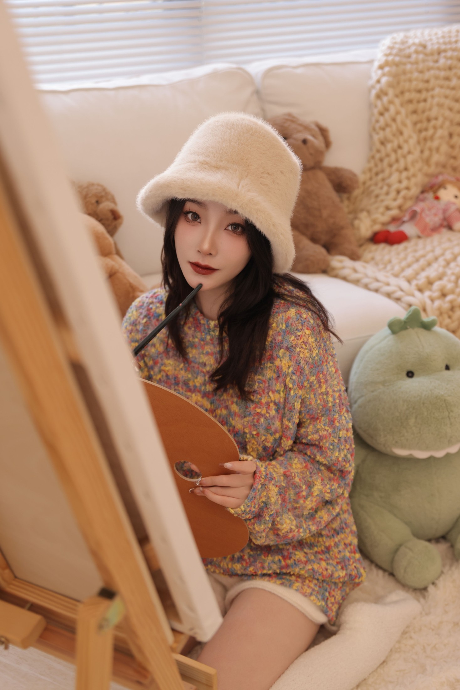 一吱小轩 – 《居家少女》[26P]