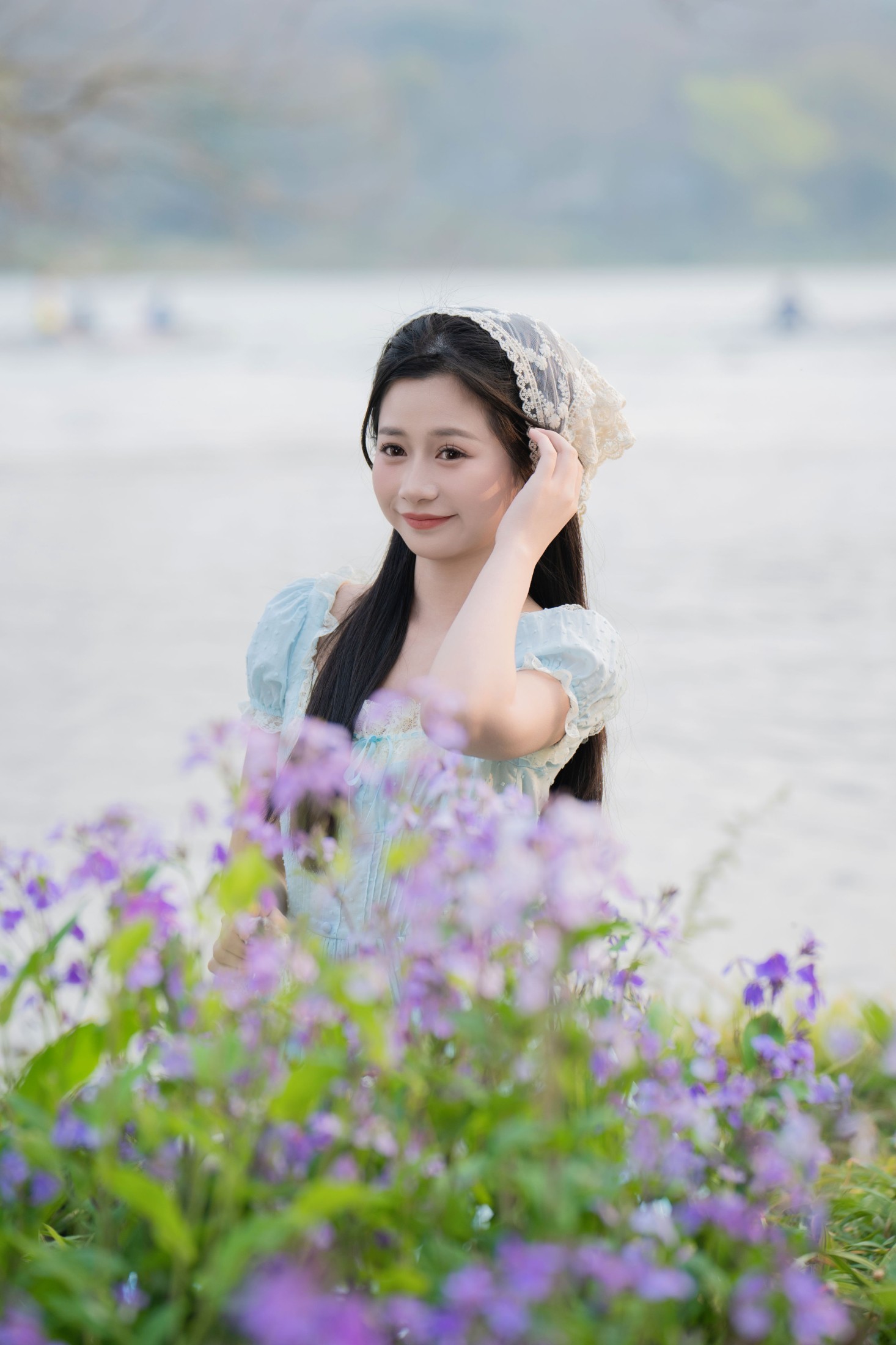 橙子舒 – 《水边二月兰》[24P]