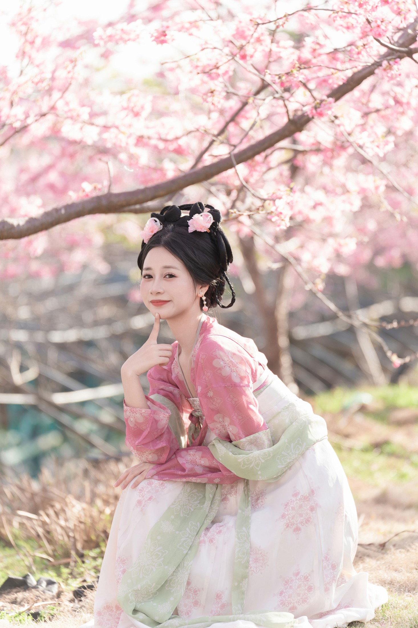 橙子舒 – 《樱花汉服》[23P]