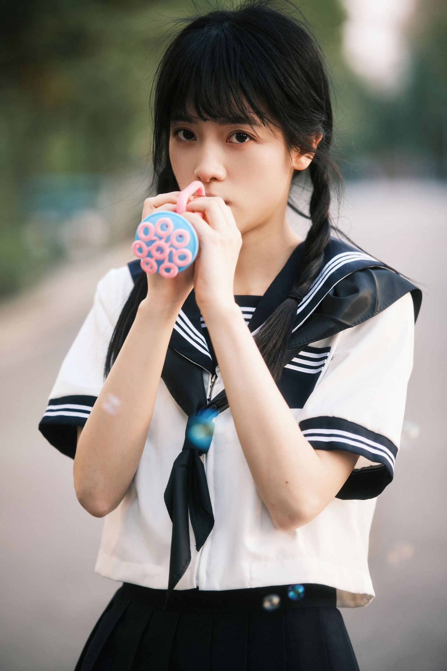 小松麻奈 – 《校园jk》[22P]