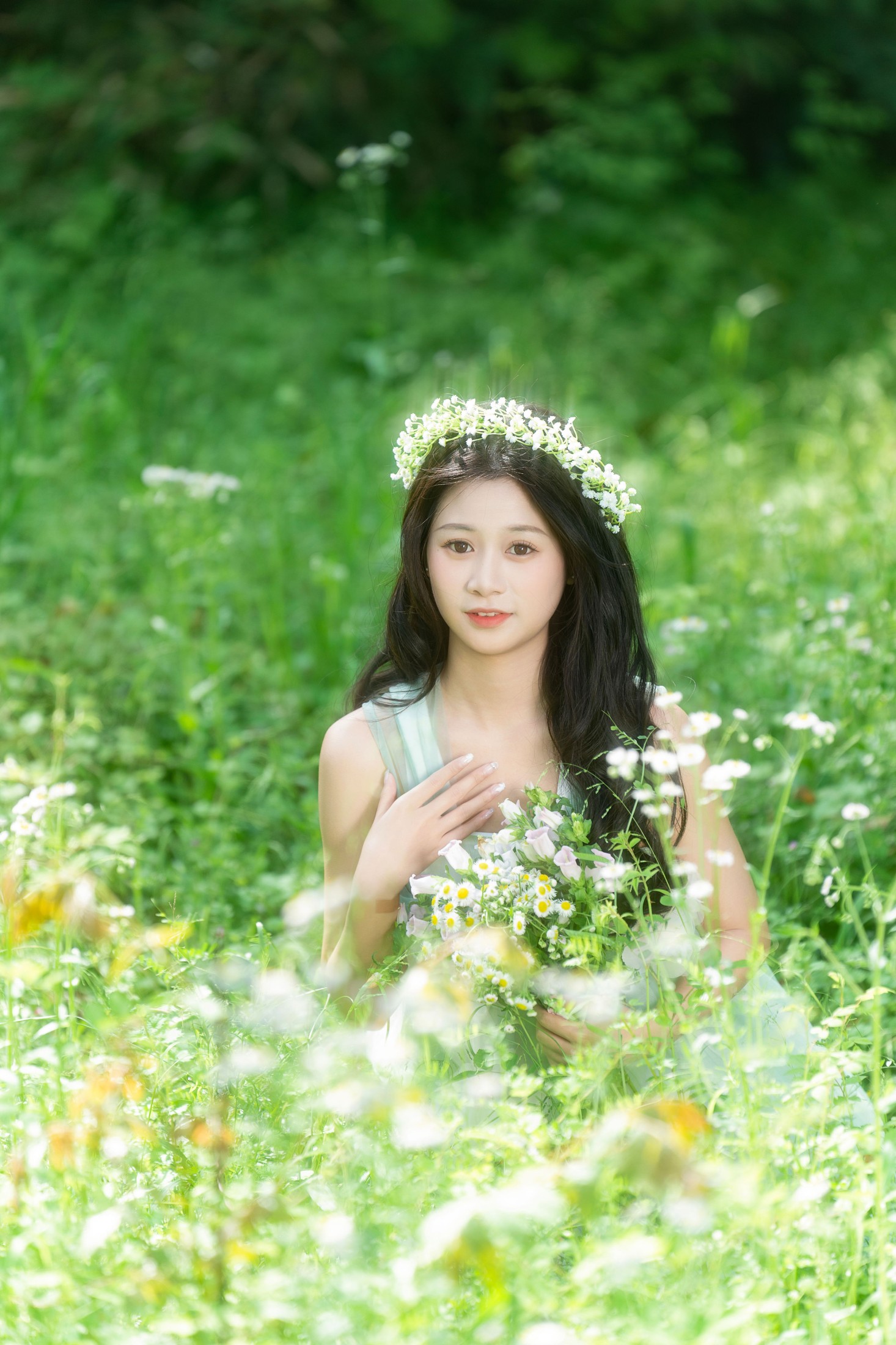 橙子舒 – 《绿色森系》[28P]