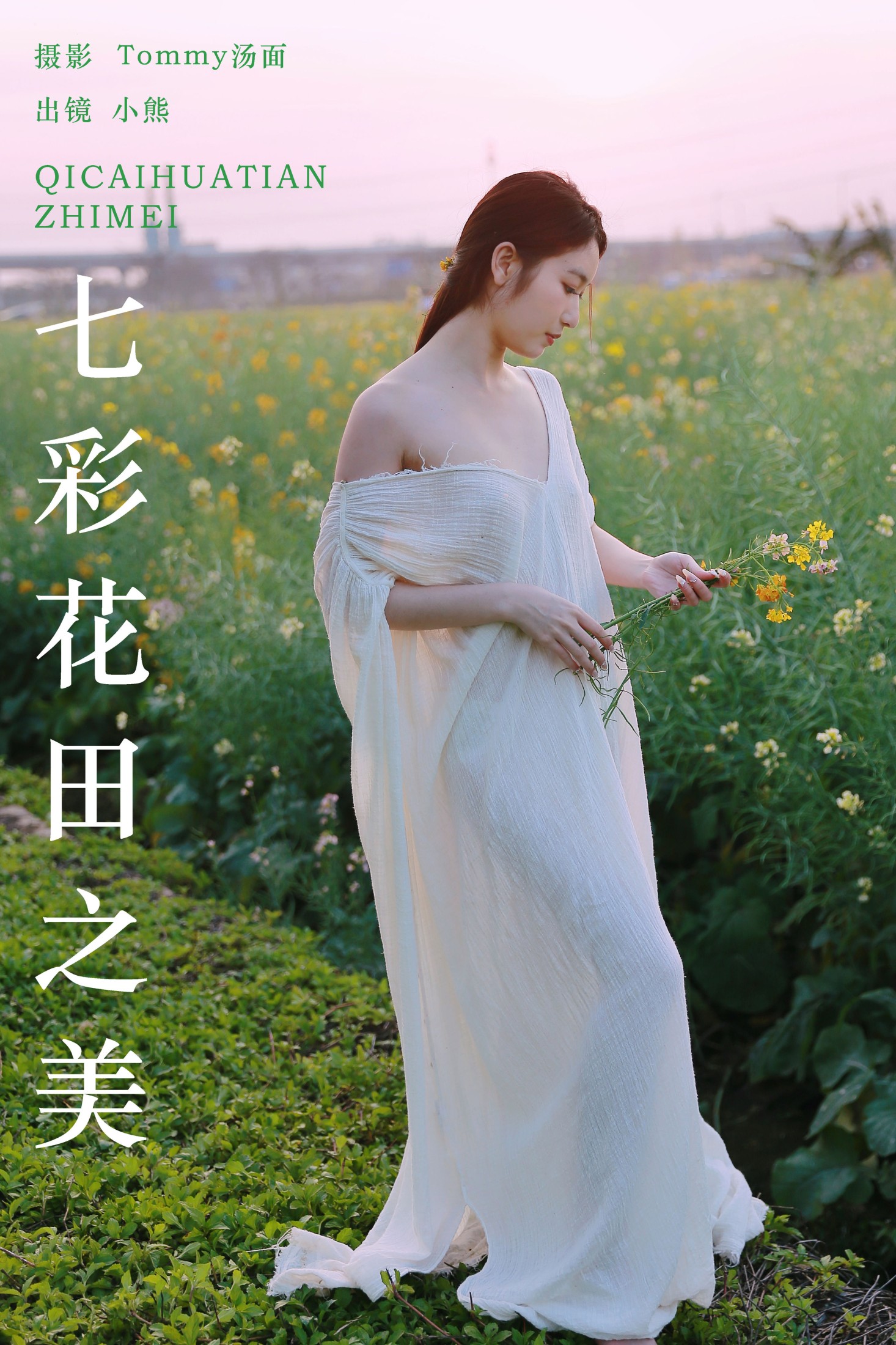 七彩花田之美