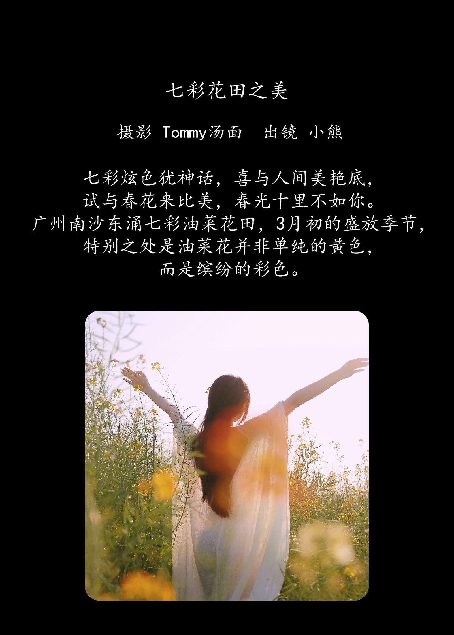 小熊 – 《七彩花田之美》[28P]