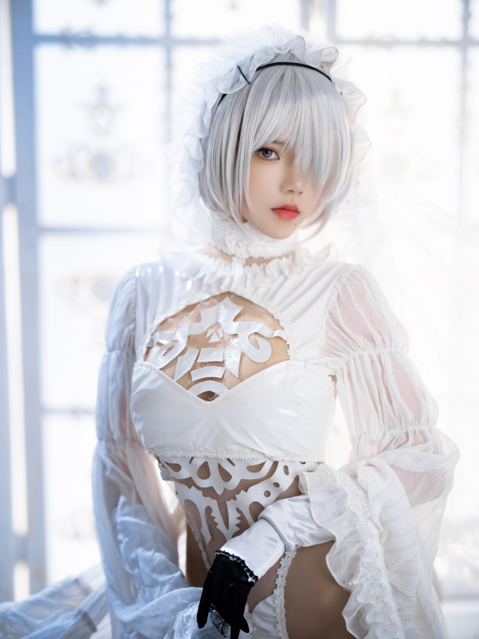 桜桃喵 – 《2B花嫁COSPLAY》[25P]