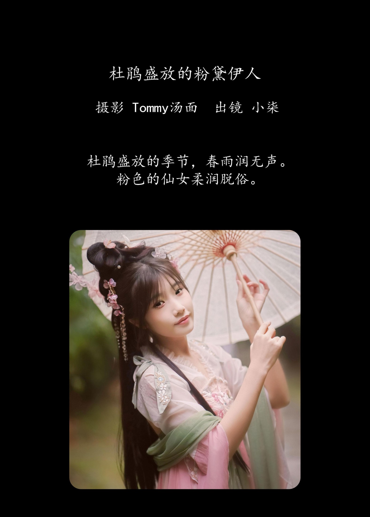 小柒 – 《杜鹃盛放的粉黛伊人》[22P]