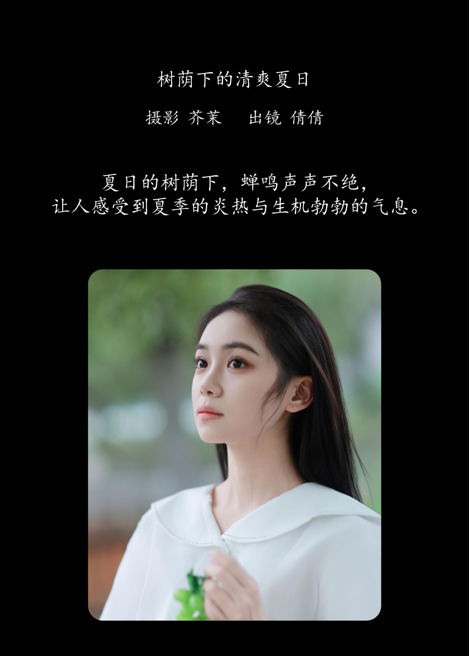 我不刷鸟 – 《树荫下的清爽夏日》[28P]