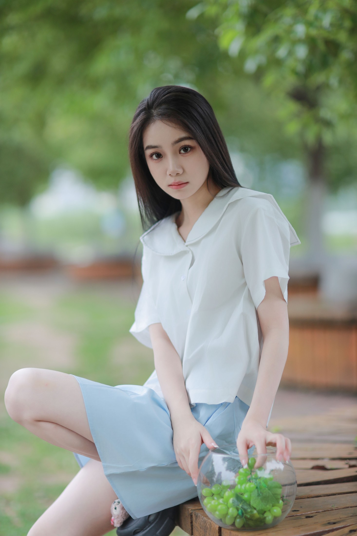 我不刷鸟 – 《树荫下的清爽夏日》[28P]