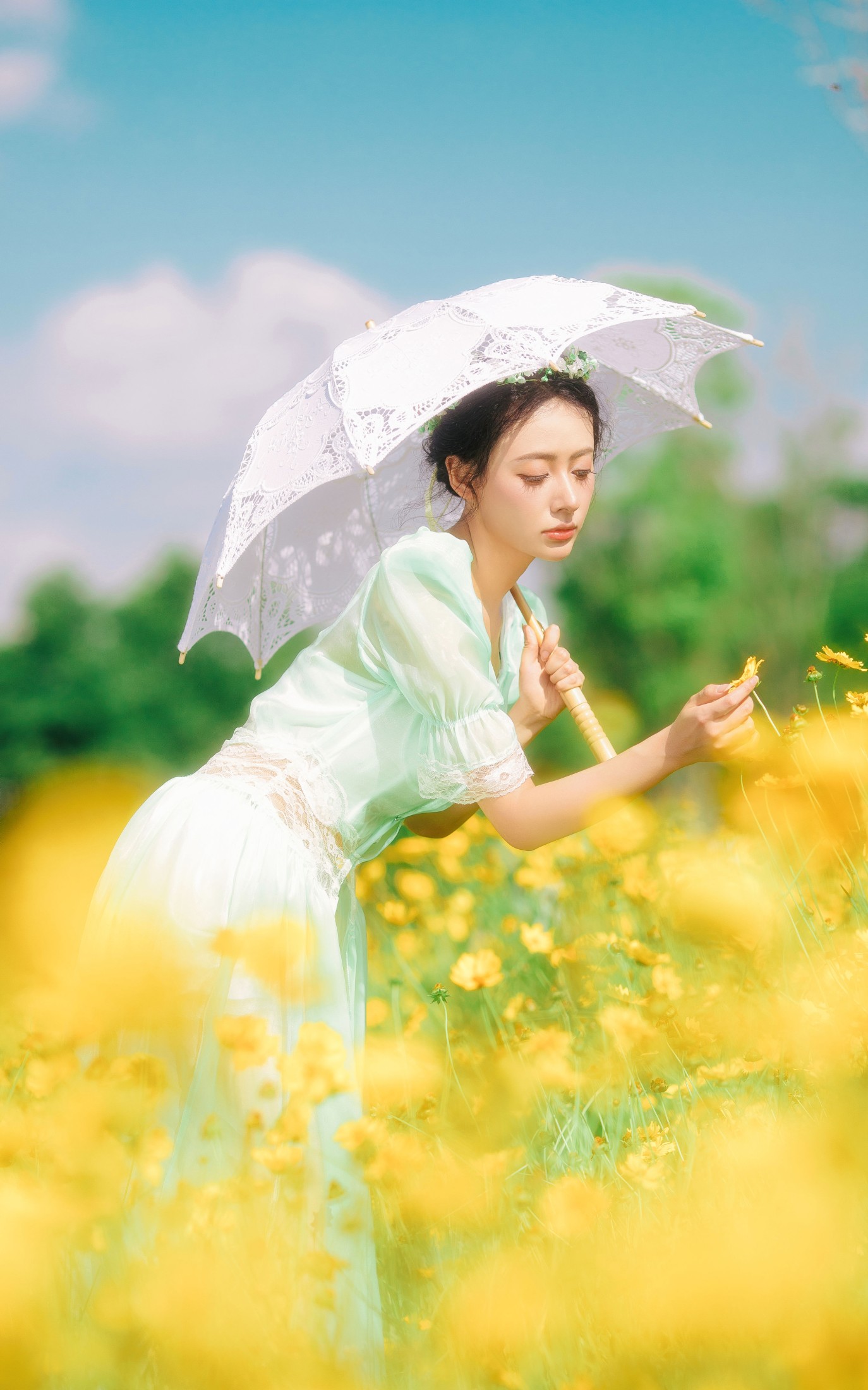是昂羊呀 – 《开在夏日里的花》[36P]