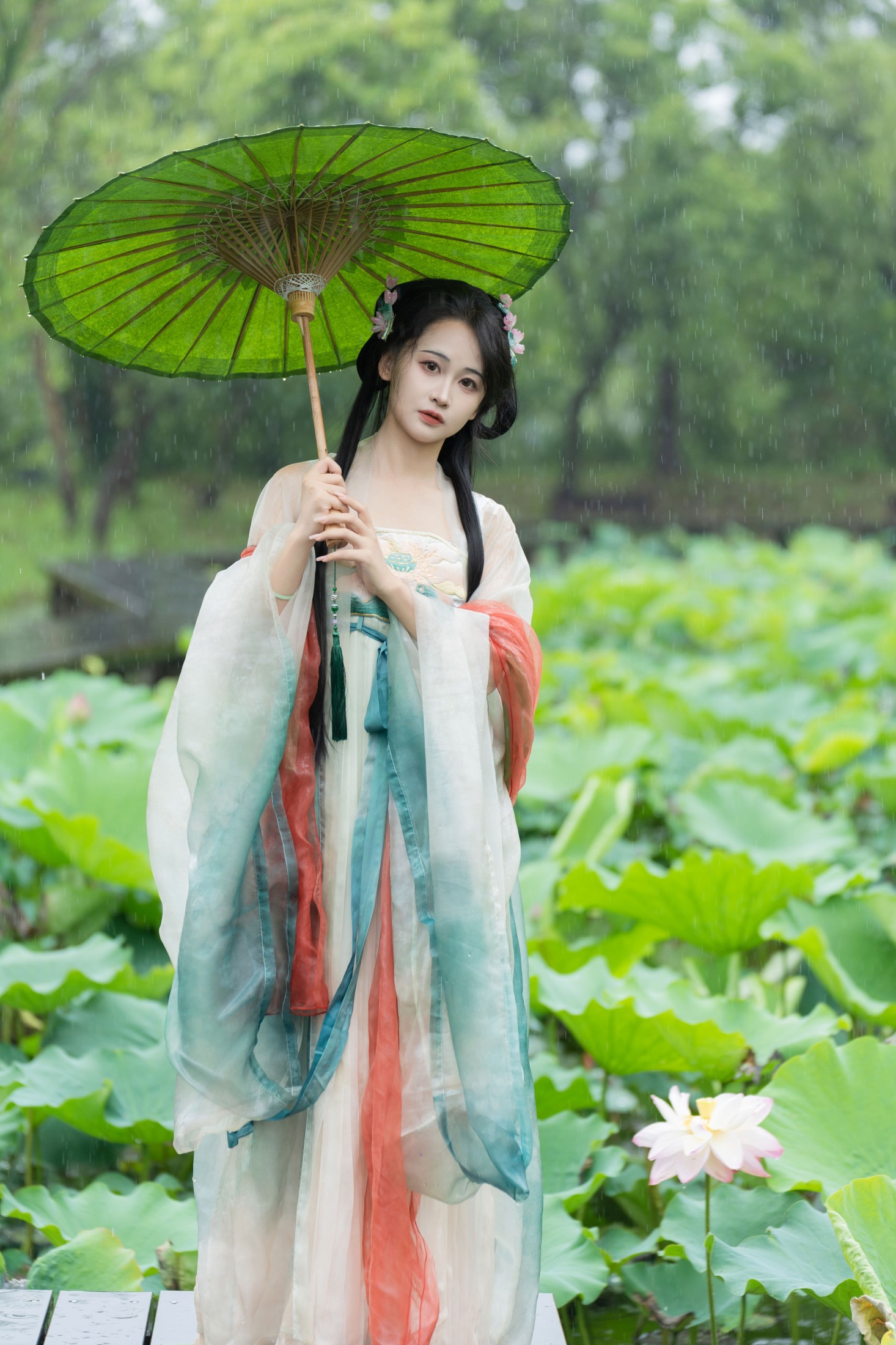 湫一只岁岁 – 《雨中荷花》[24P]