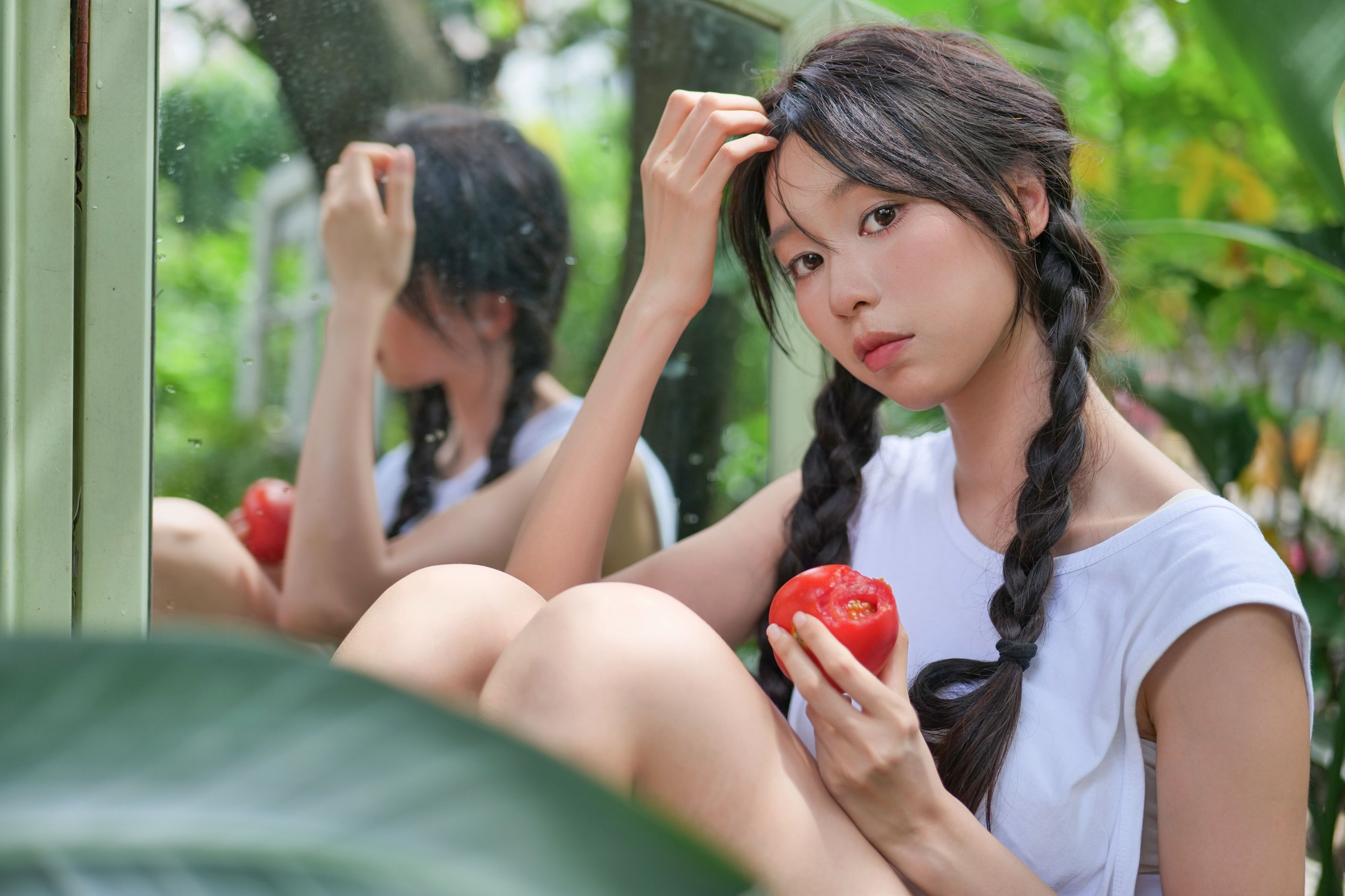 茵子吞籽儿 – 《花语少女·悠然时光》[31P]