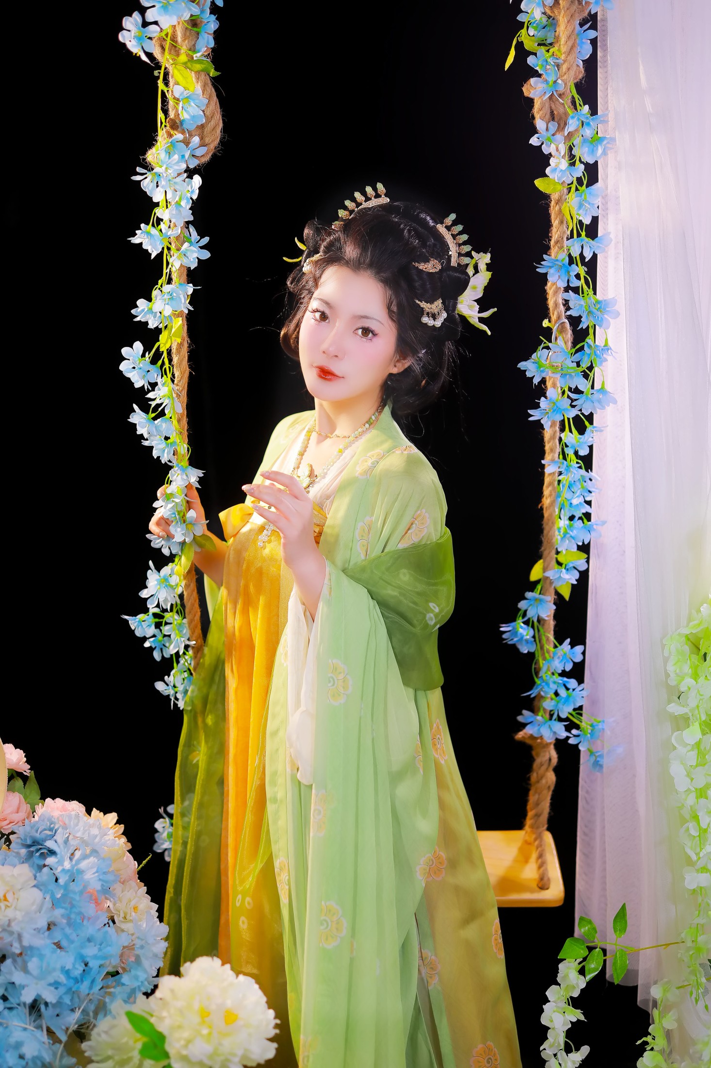猫子子 – 《秋千语》[22P]