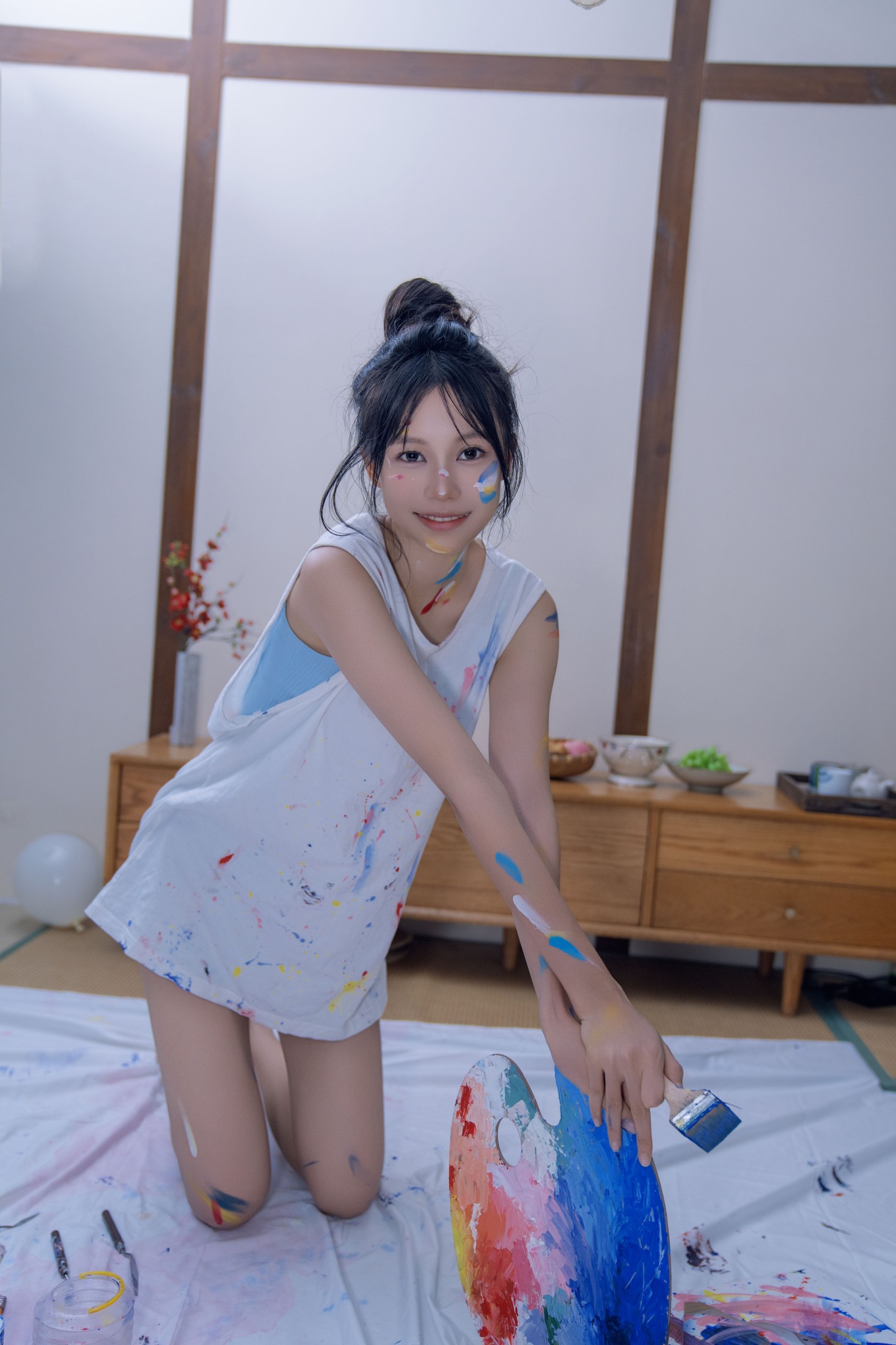 茵子吞籽儿 – 《梦幻少女艺术时光》[26P]