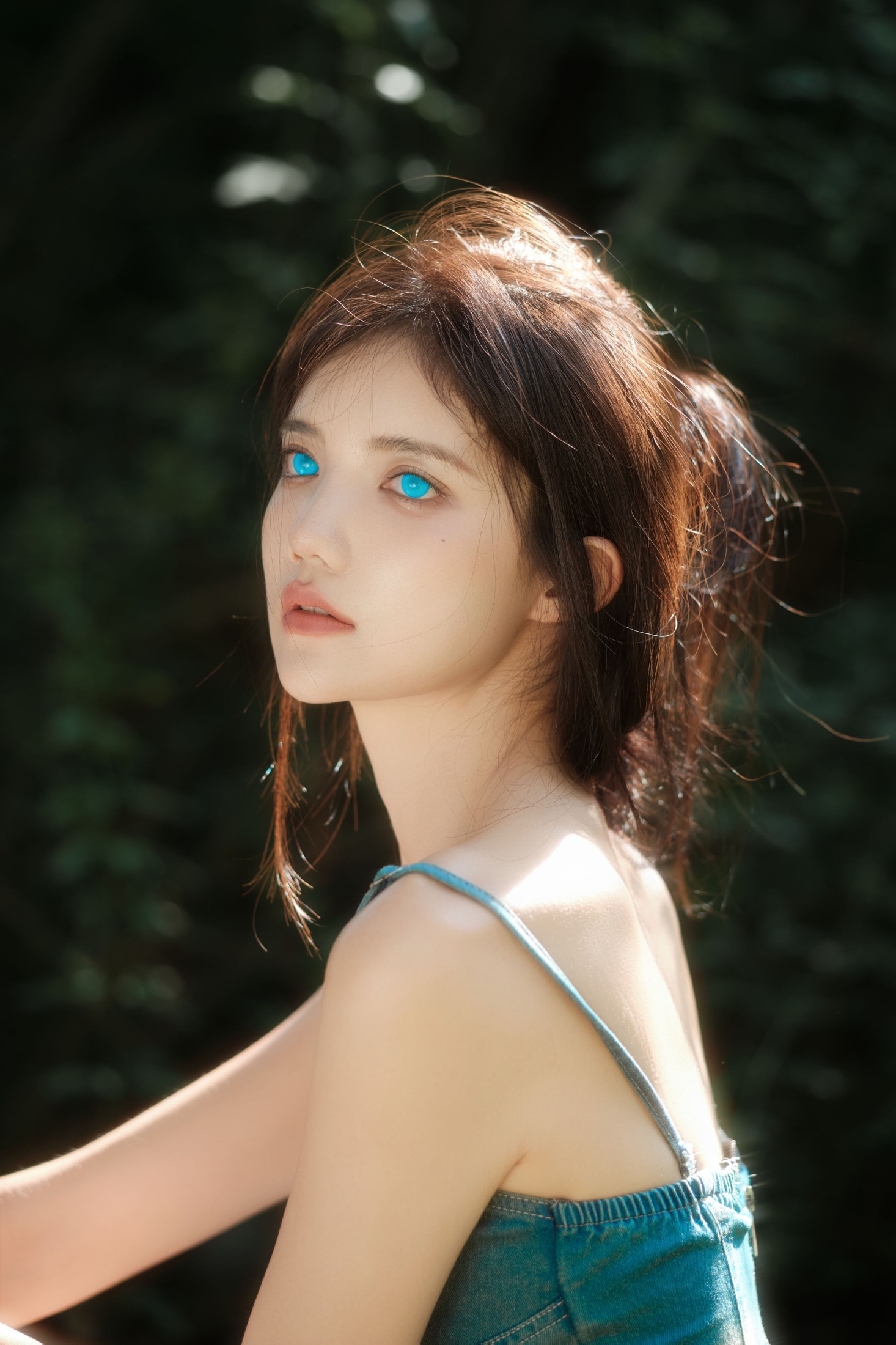 多米Domy – 《蓝色深瞳》[27P]