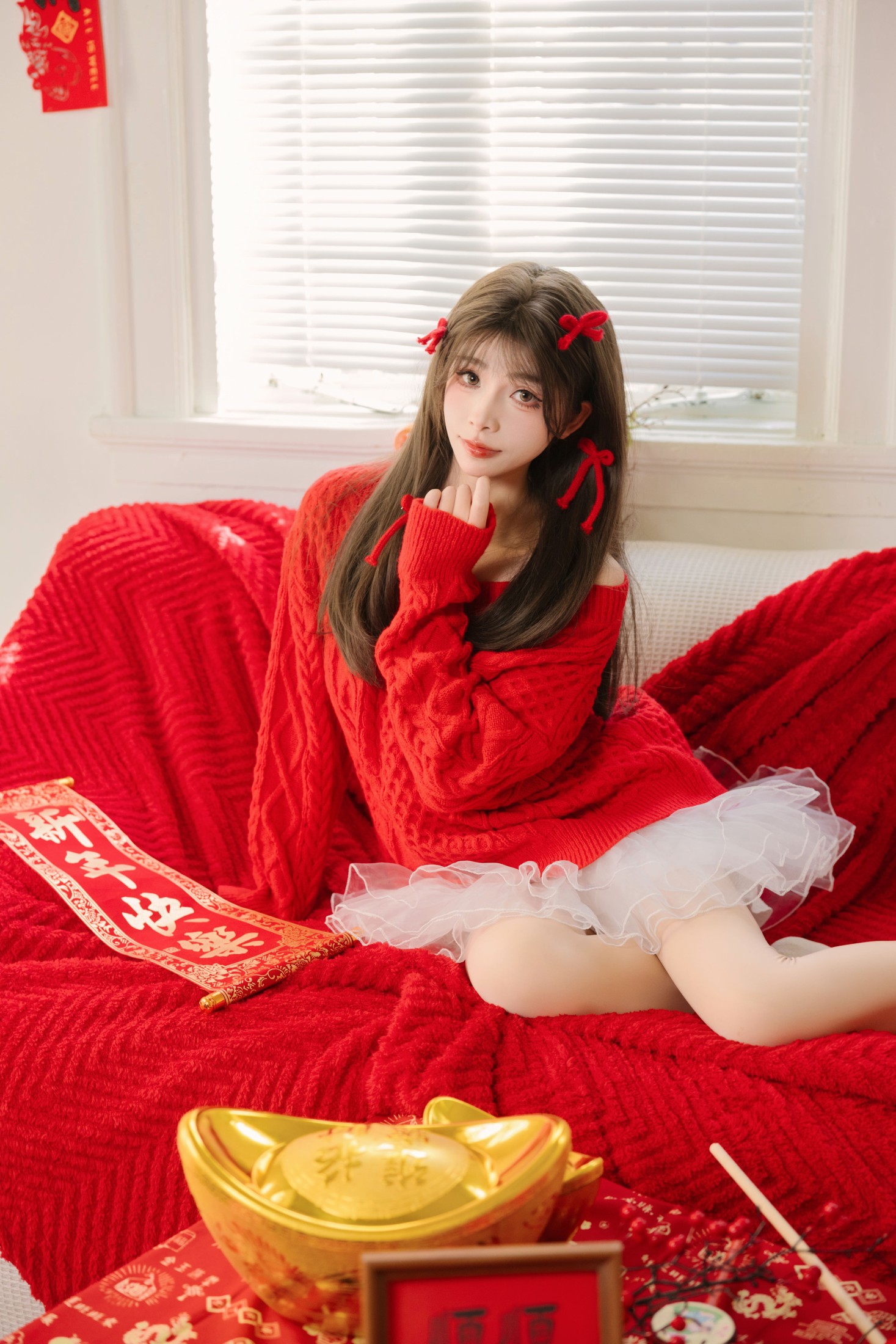 仙女卷 – 《恭贺新禧》[34P]