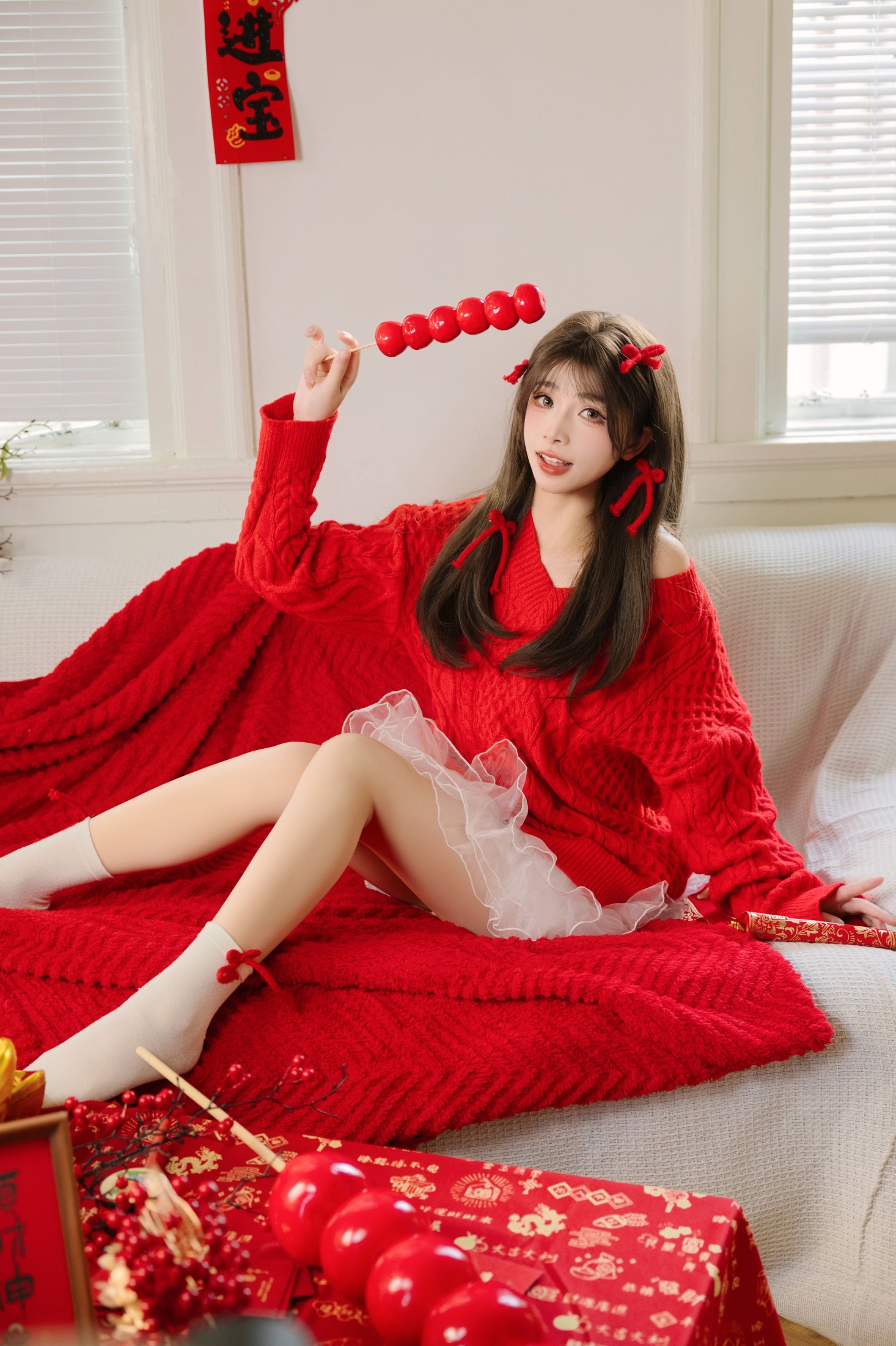 仙女卷 – 《恭贺新禧》[34P]