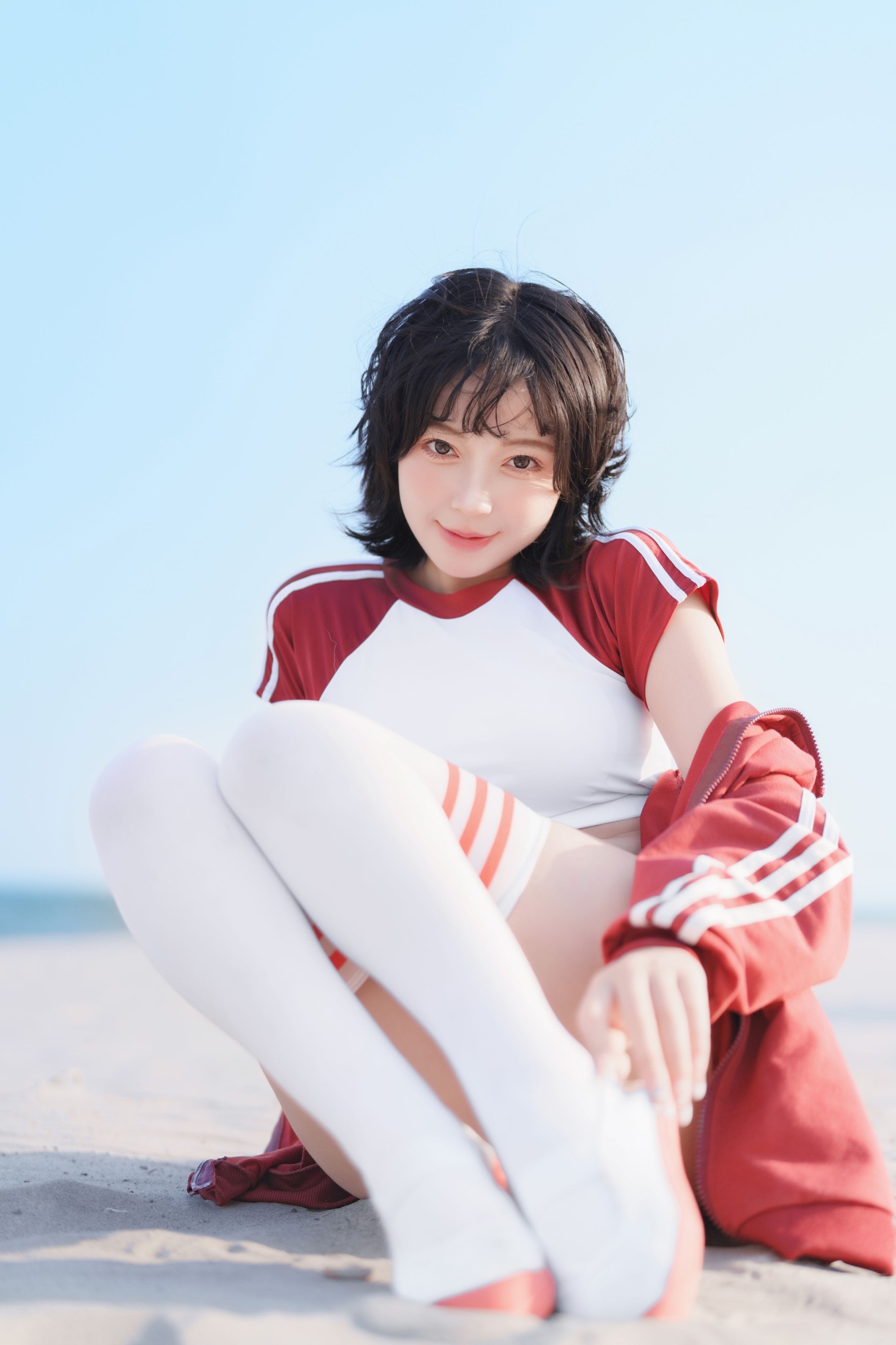 Disexi思宁 – 《海边的青春少女》[20P]