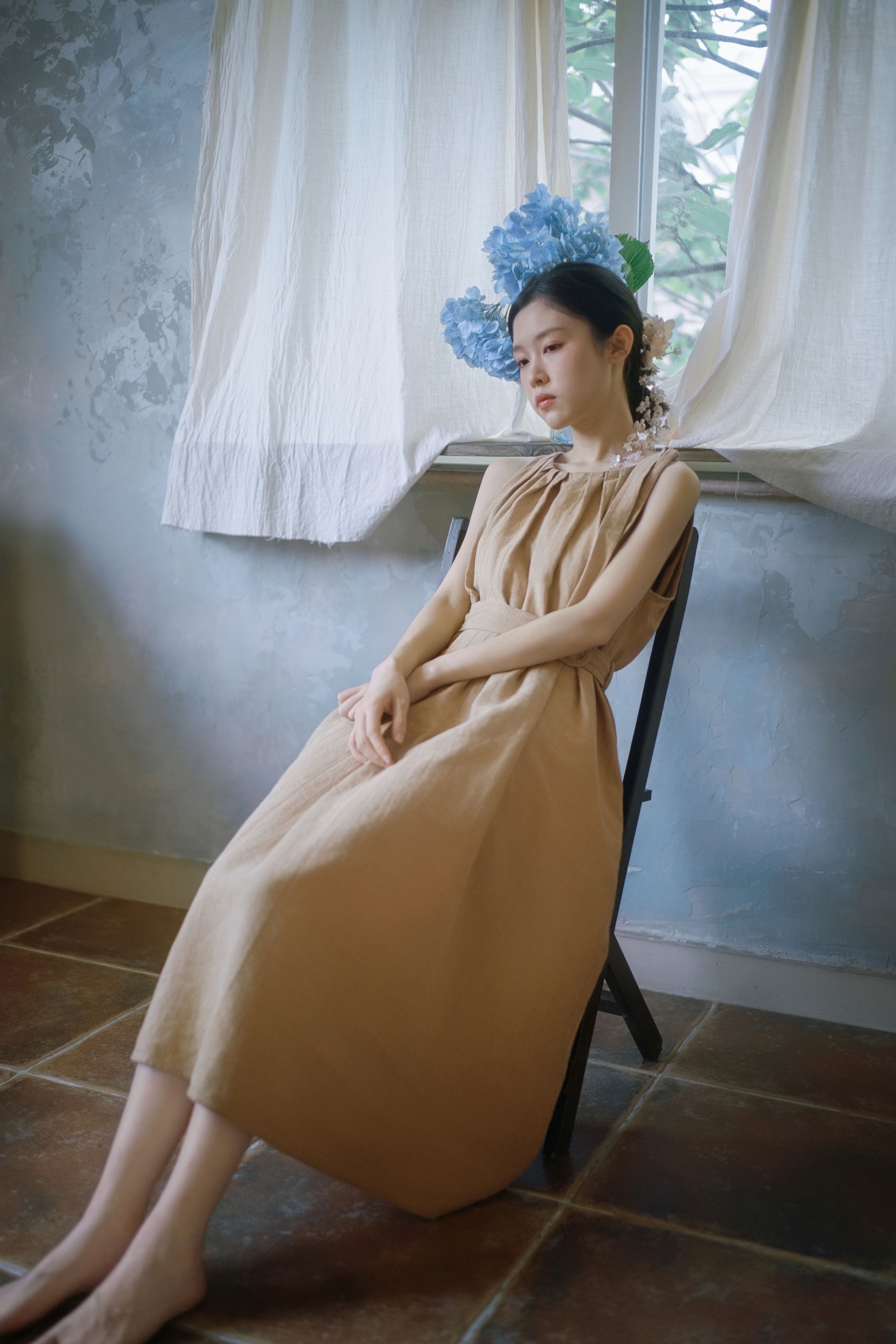 一只柚子 – 《时光诗画：花影少女时光》[47P]