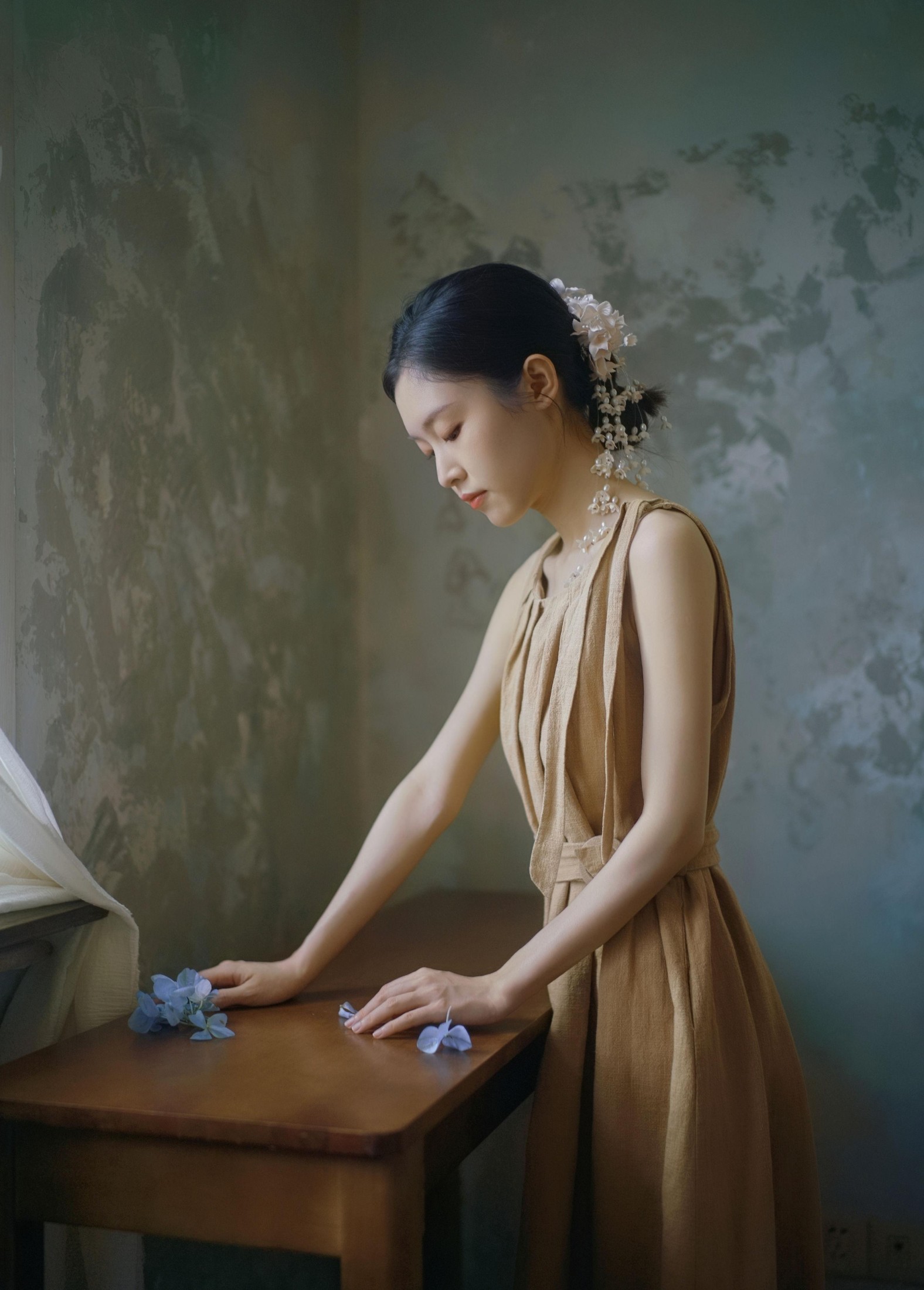 一只柚子 – 《时光诗画：花影少女时光》[47P]