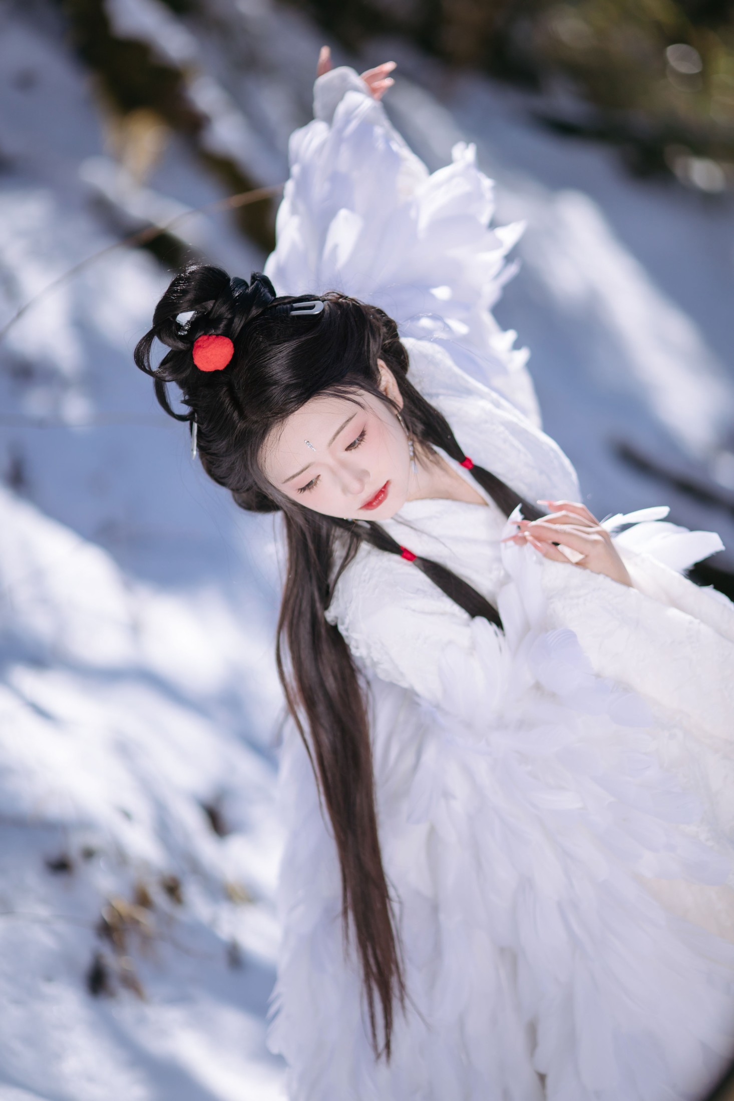 赤嫣在这里～ – 《鹤族圣女》[18P]