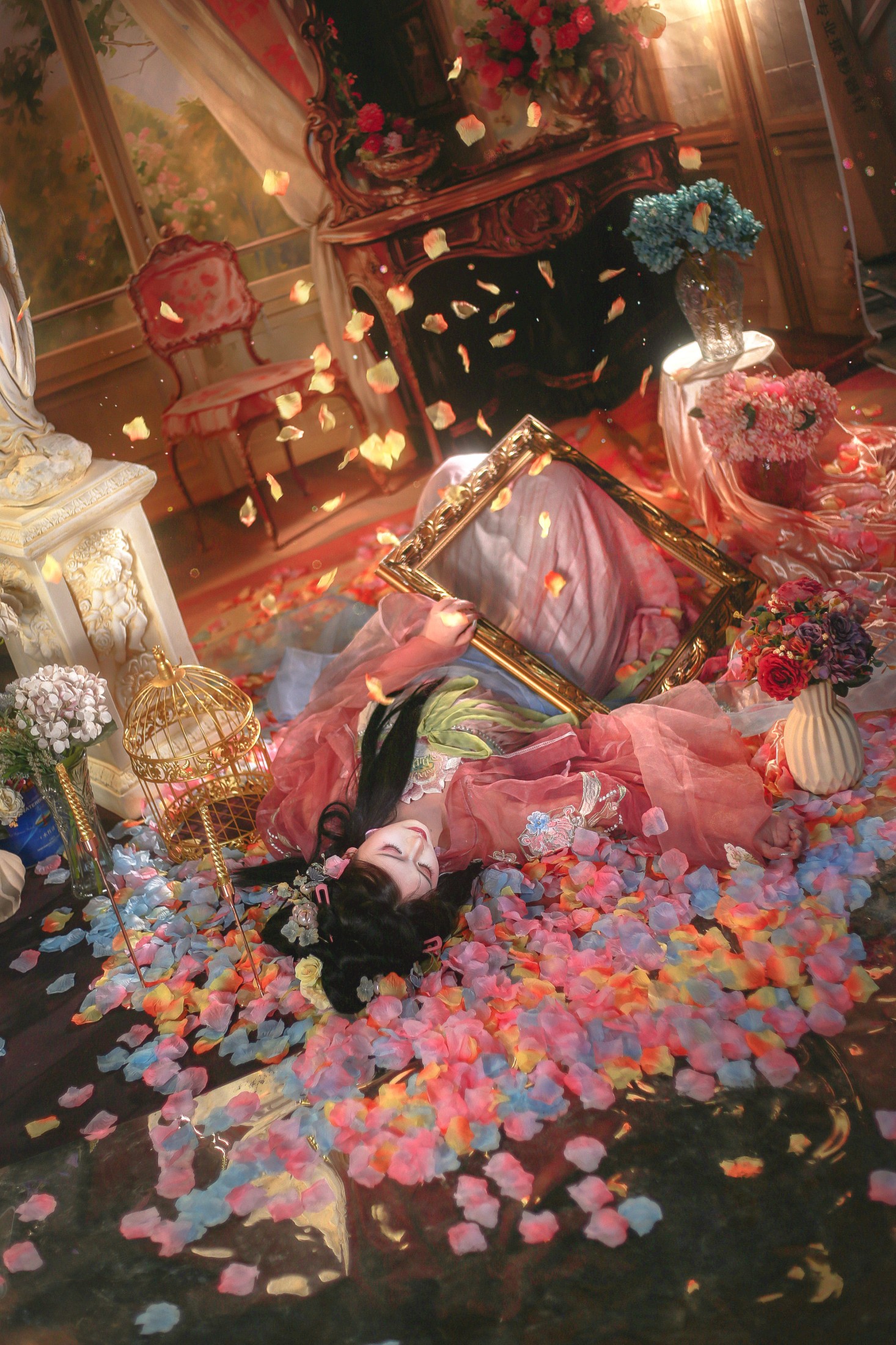 肥牛 – 《油画少女》[15P]