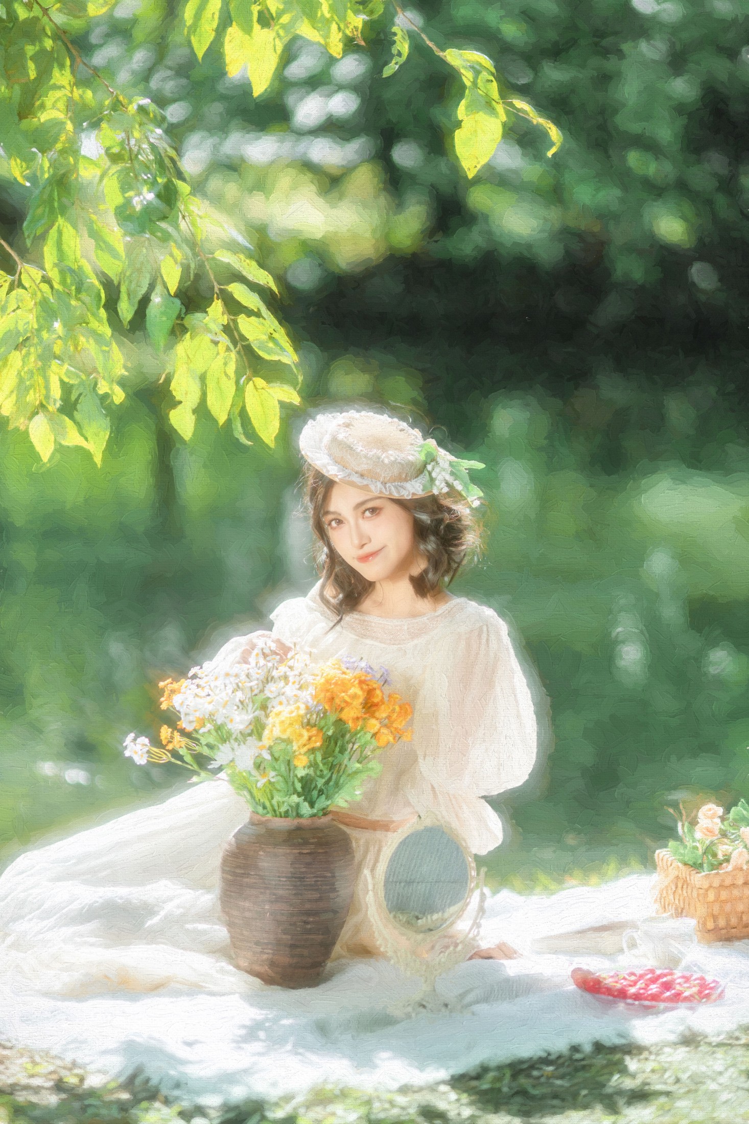 阿稀 – 《赴一场油画般的浪漫野餐》[20P]