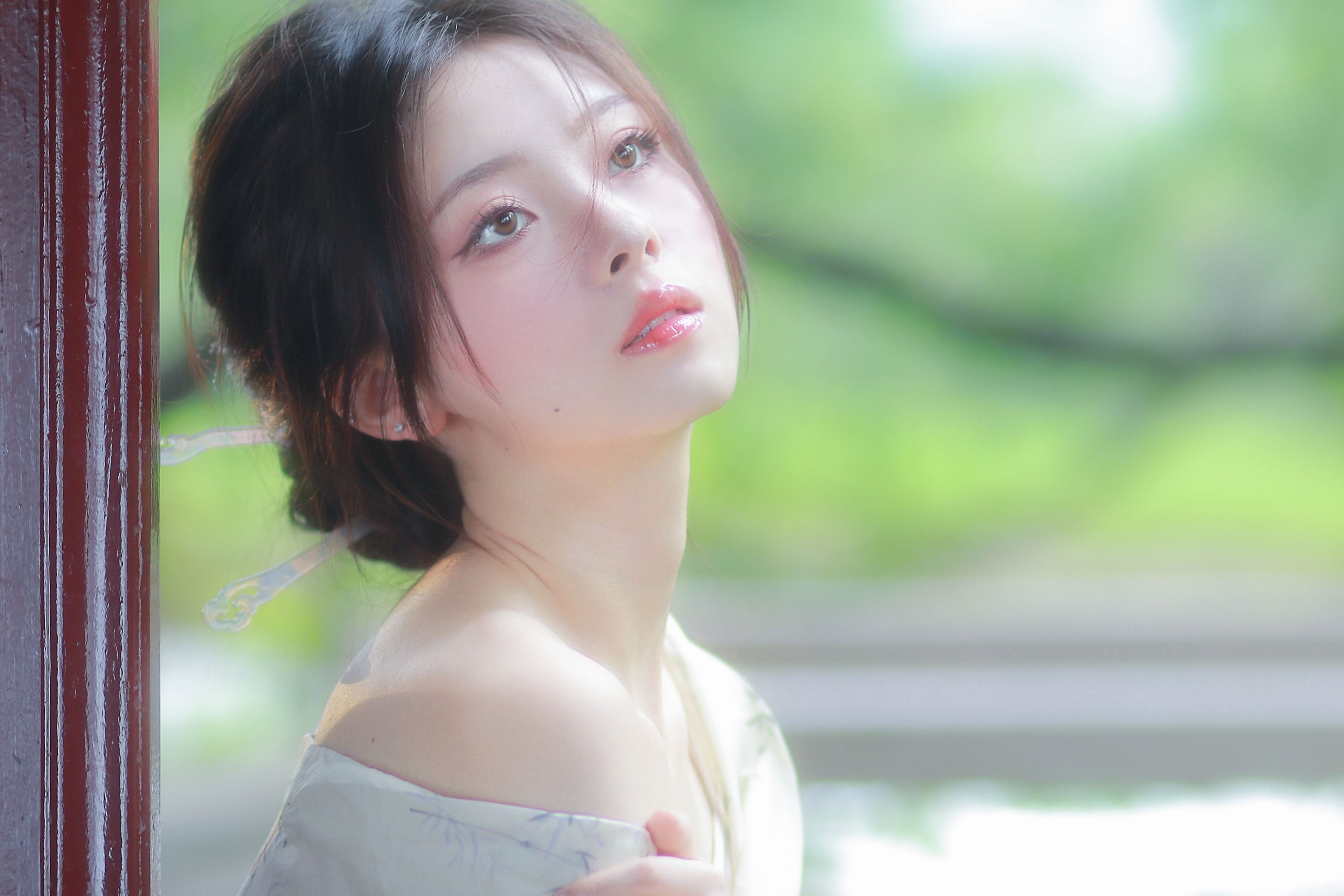 鹿离 – 《清冷感新中式～初夏的绿意》[14P]