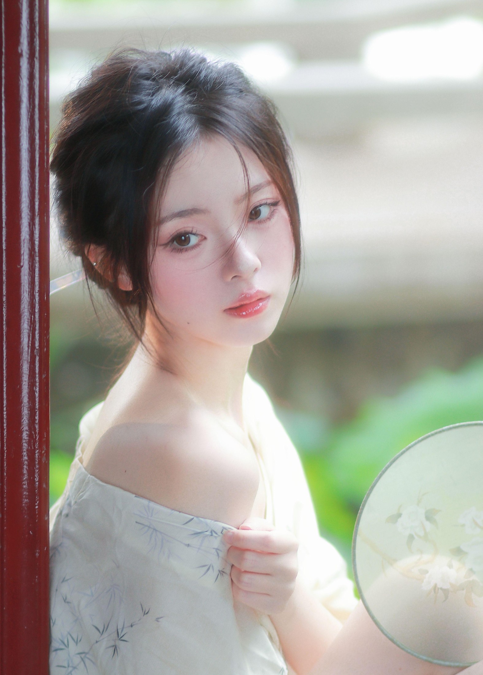 鹿离 – 《清冷感新中式～初夏的绿意》[14P]