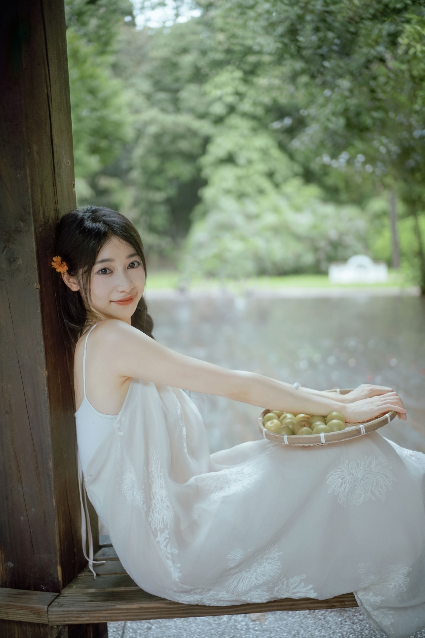 小美 – 《雨落林间，少女的青李时光》[41P]