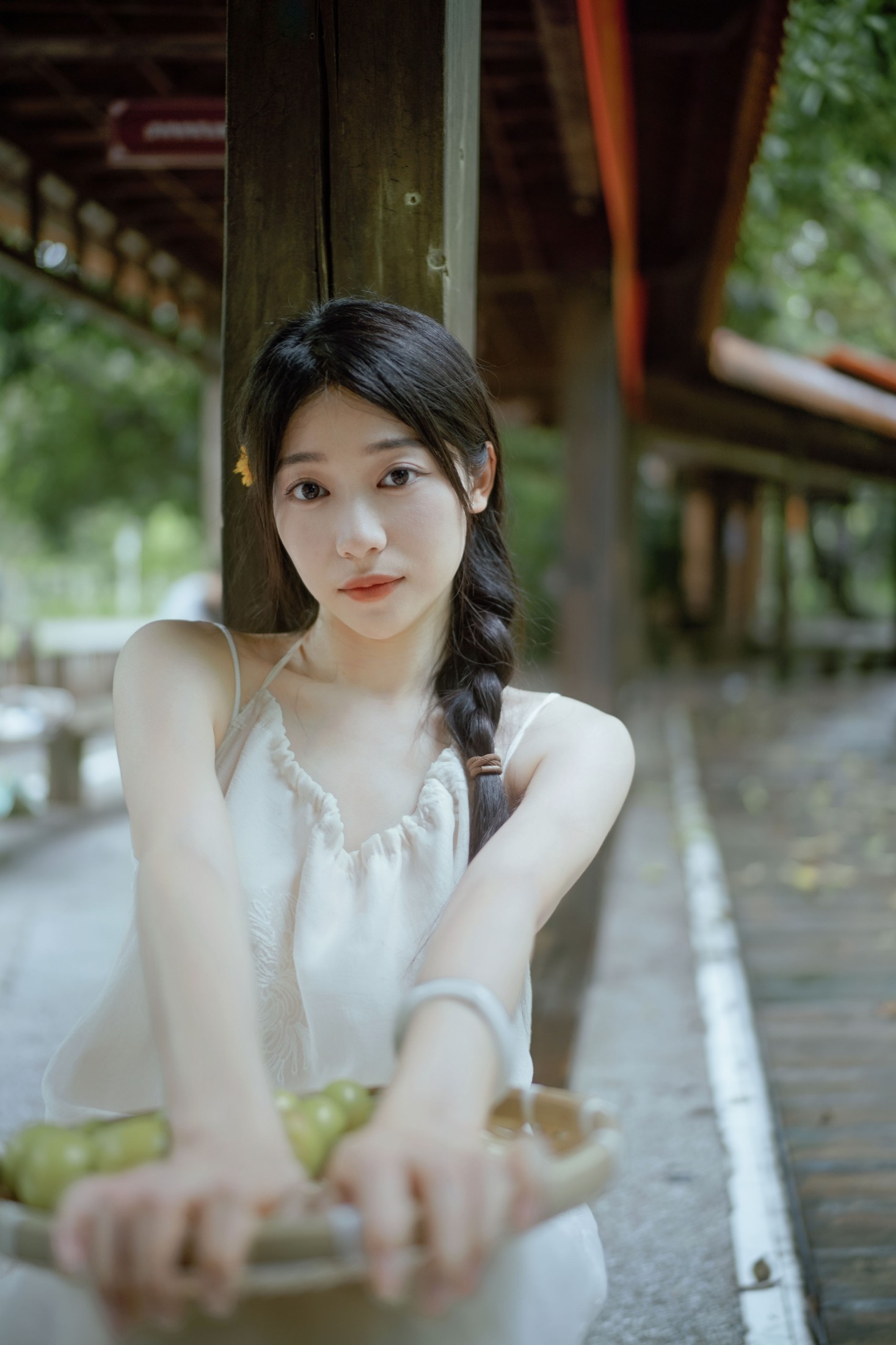 小美 – 《雨落林间，少女的青李时光》[41P]