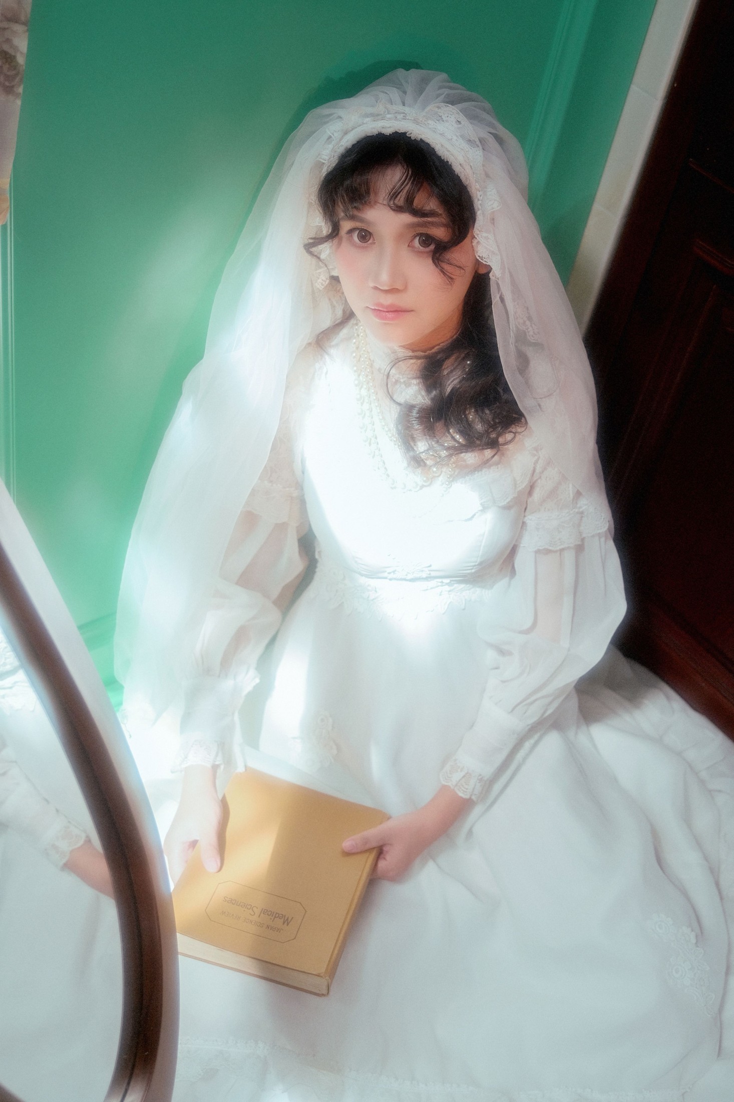 复古婚纱