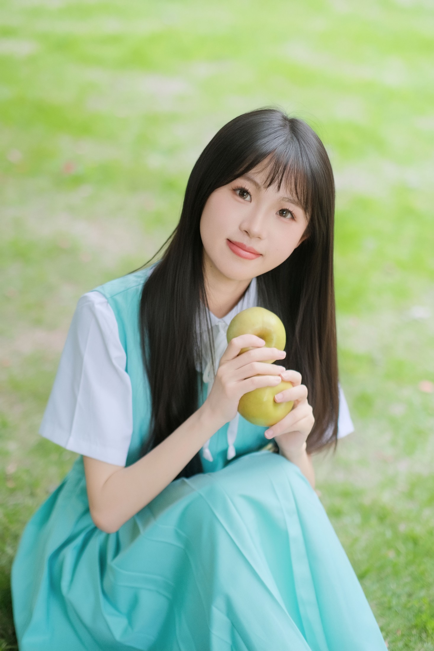 空气像青苹果 公车开满花朵