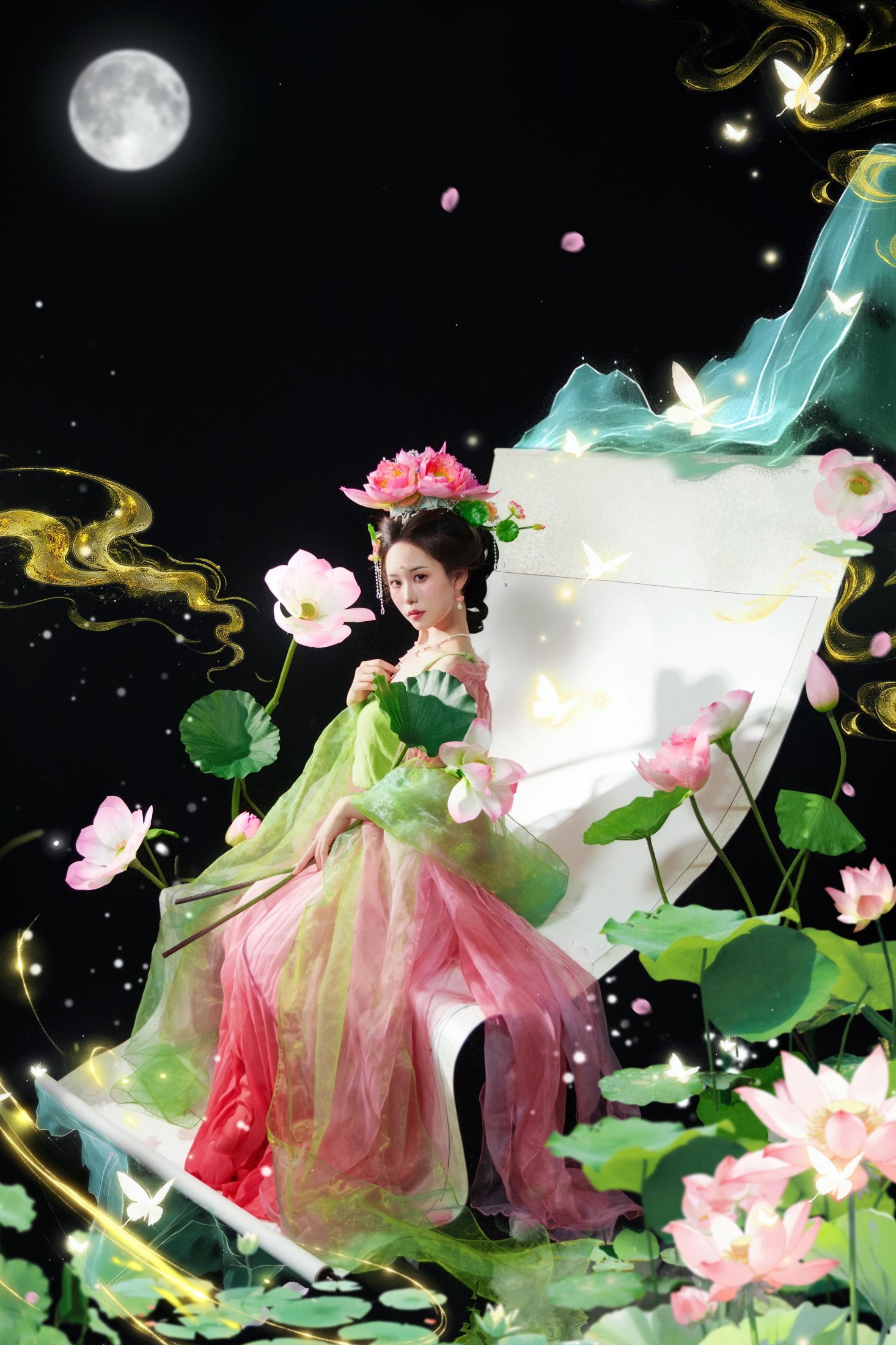 憨憨婷… – 《画中仙之荷花仙子》[20P]