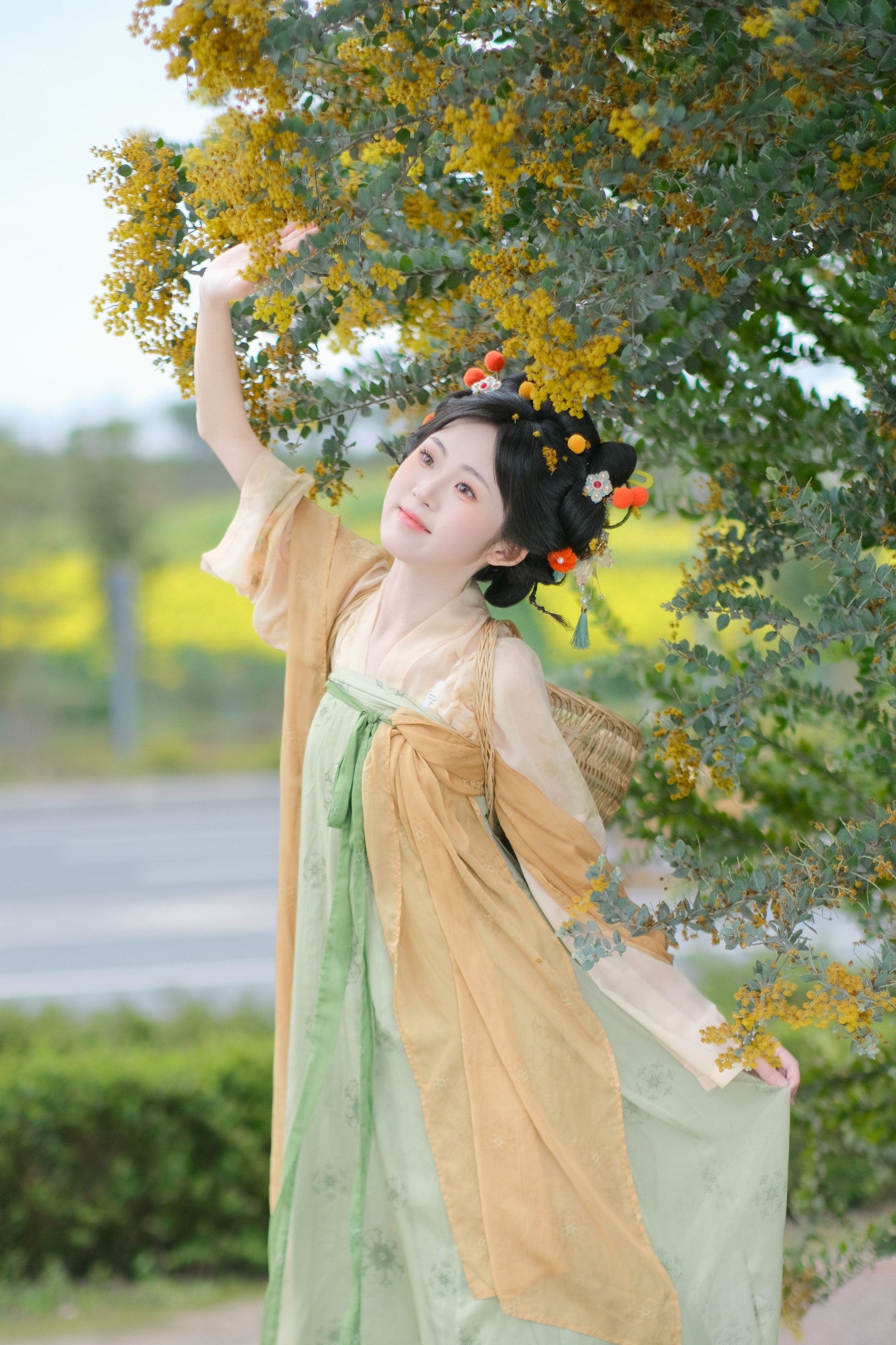 1010 – 《可可爱爱的小唐风金合欢写真》[14P]
