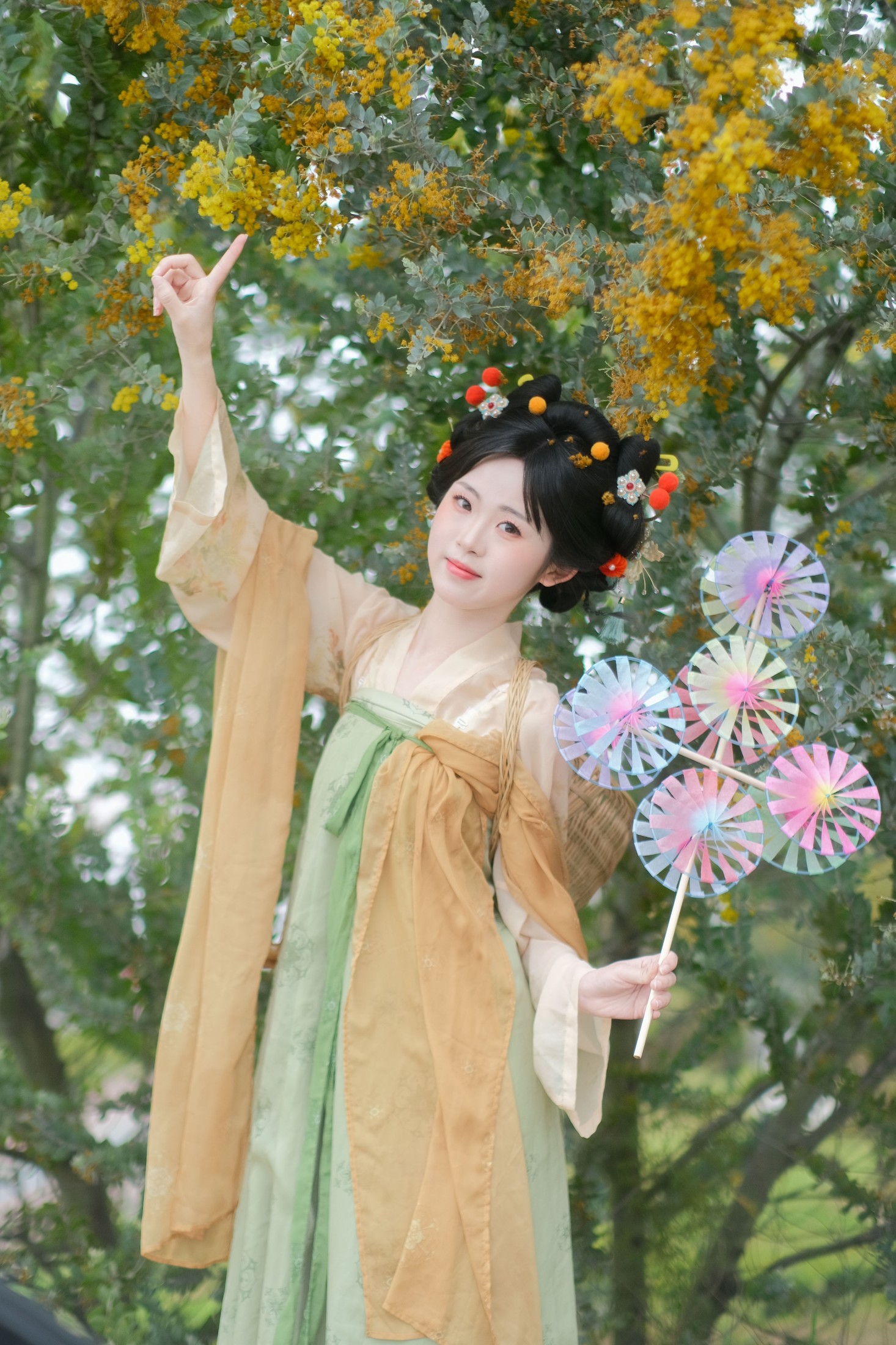 1010 – 《可可爱爱的小唐风金合欢写真》[14P]