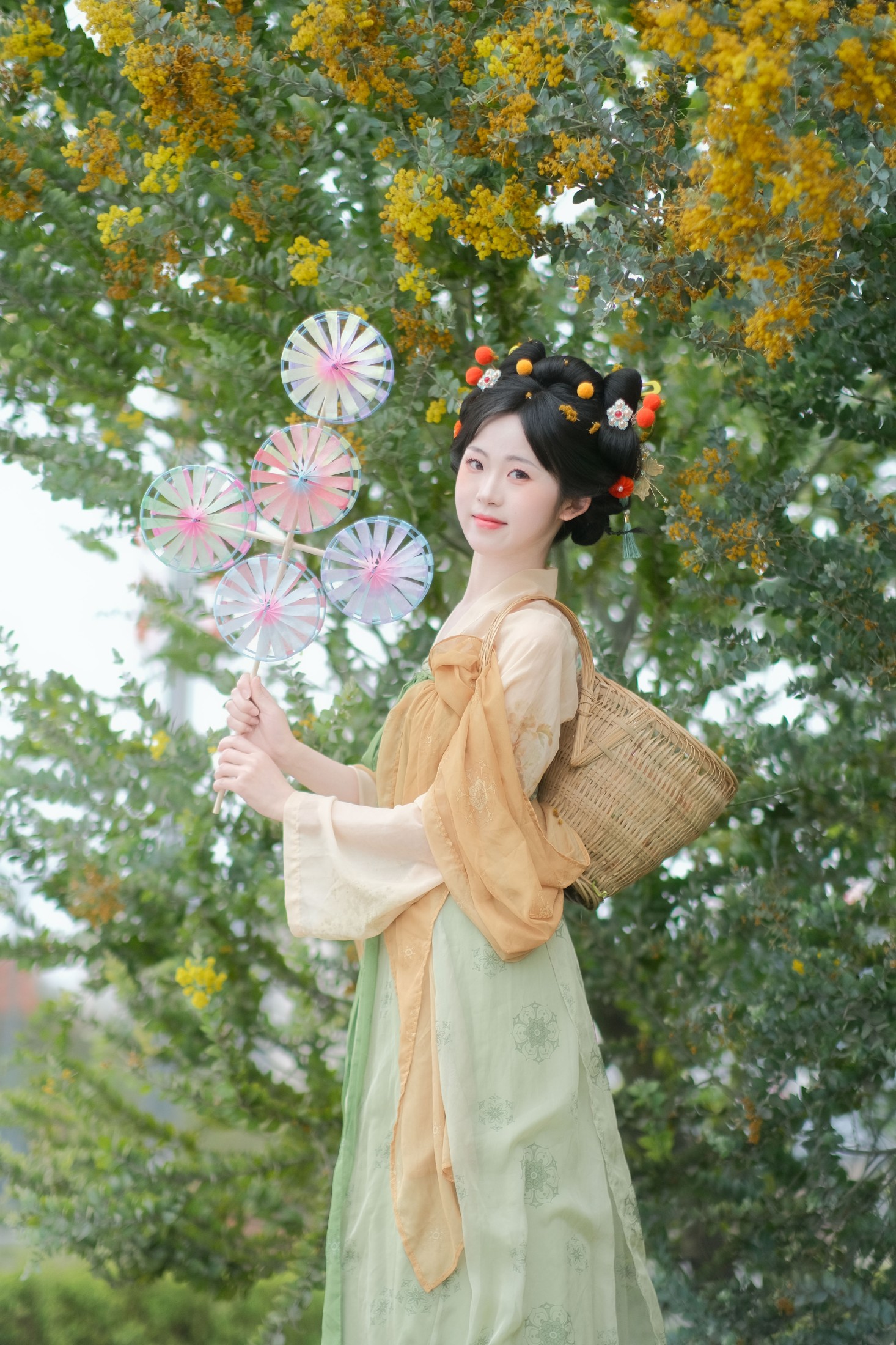 1010 – 《可可爱爱的小唐风金合欢写真》[14P]